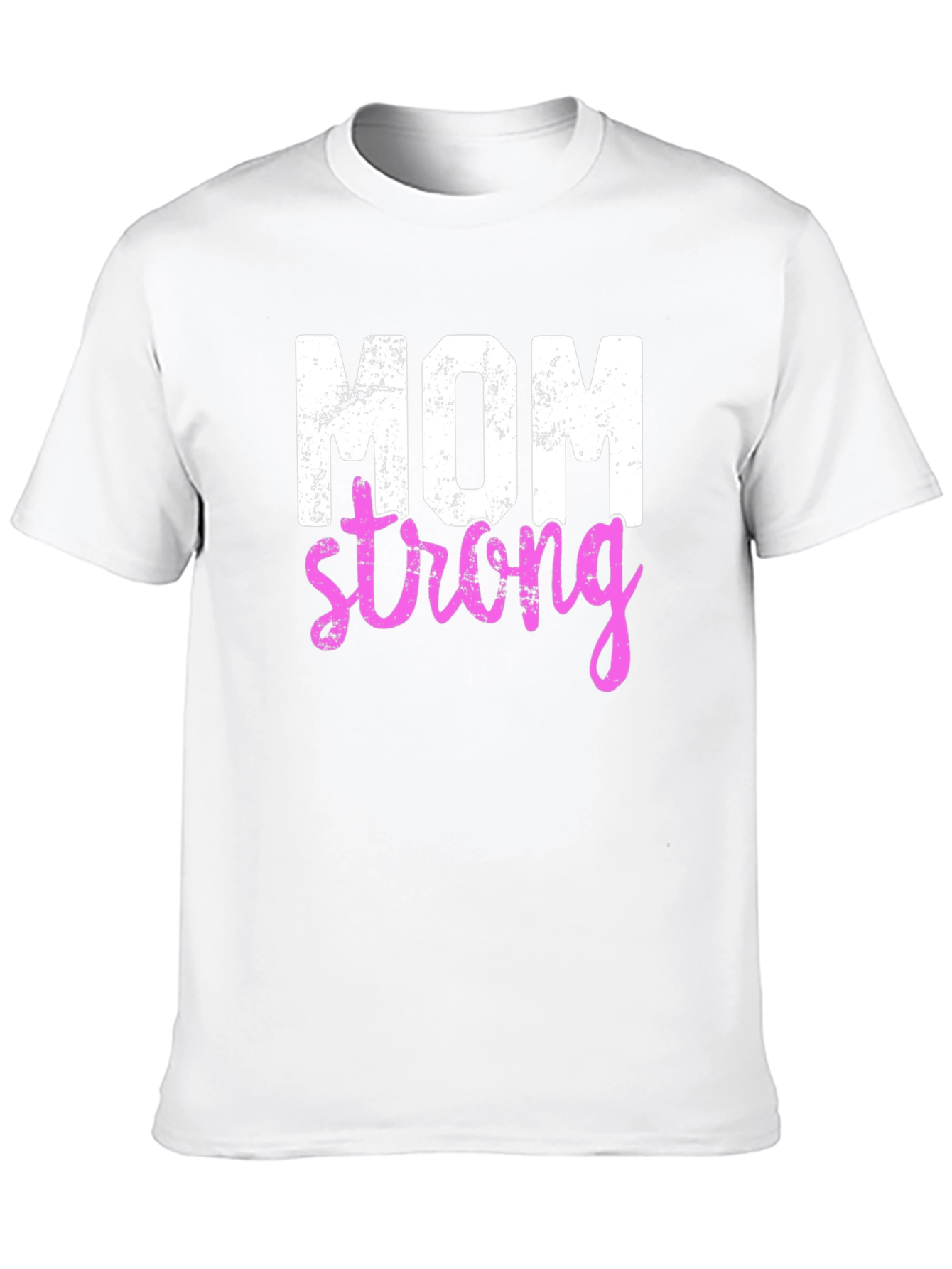 Mom Strong Graphic Tee - Black
