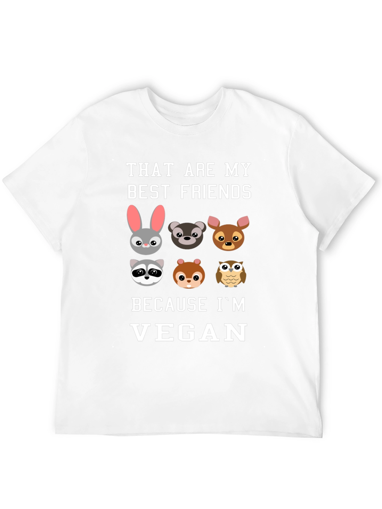 Vegan Friends Graphic T-Shirt - Soft Cotton Tee