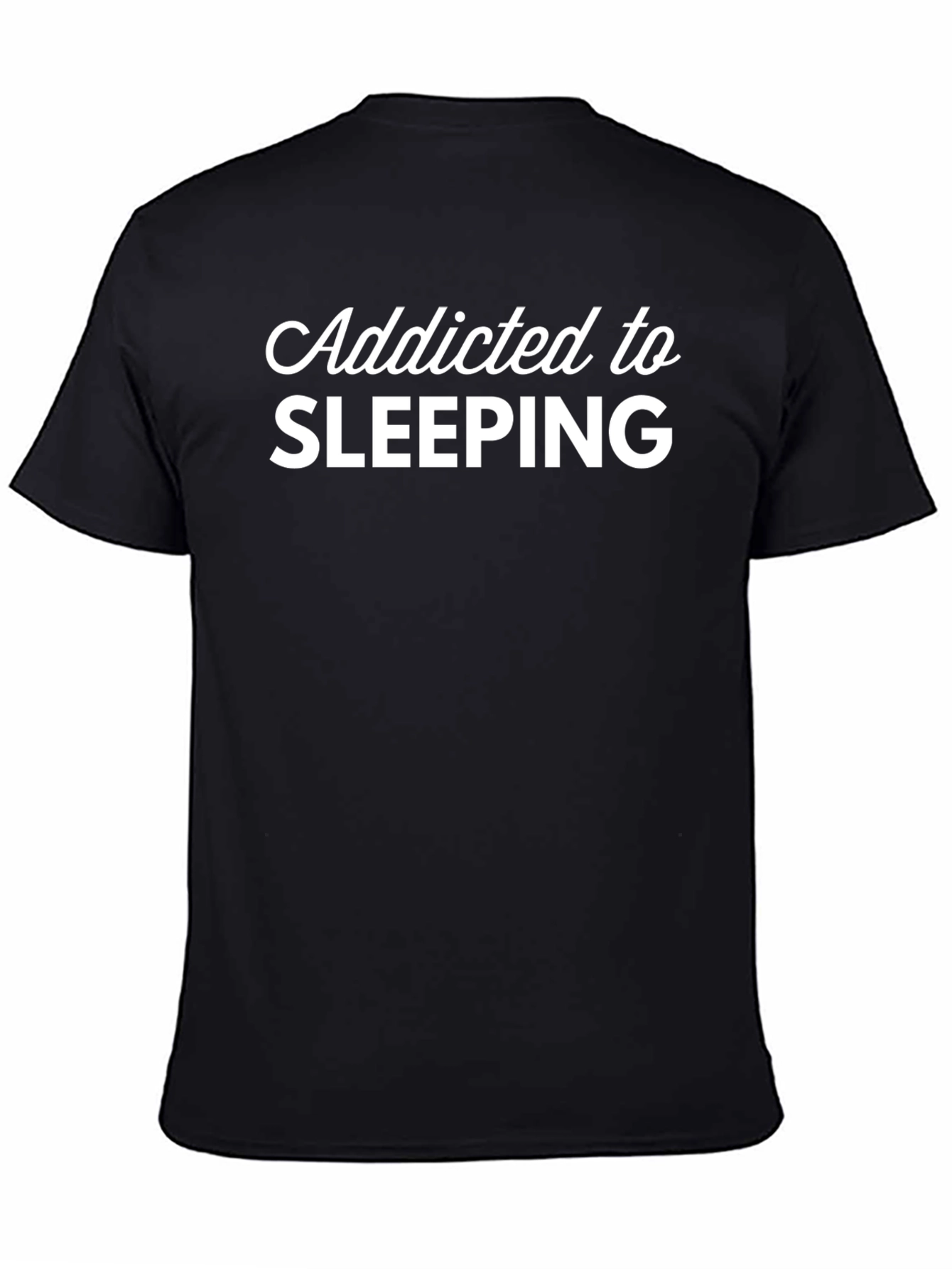 Addicted to Sleeping Black T-Shirt