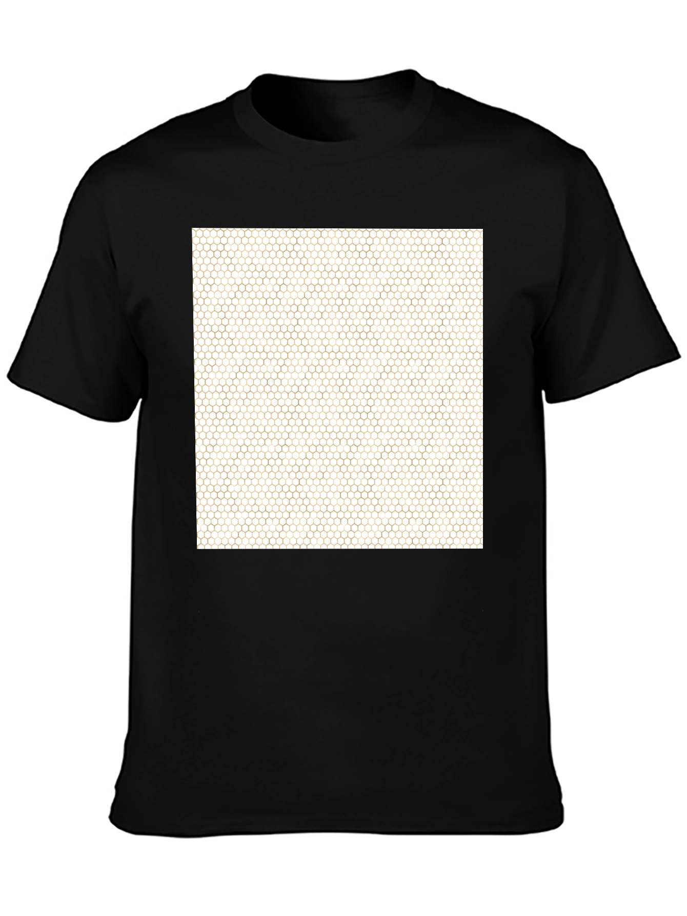 Honeycomb Pattern T-Shirt - Modern Geometric Tee