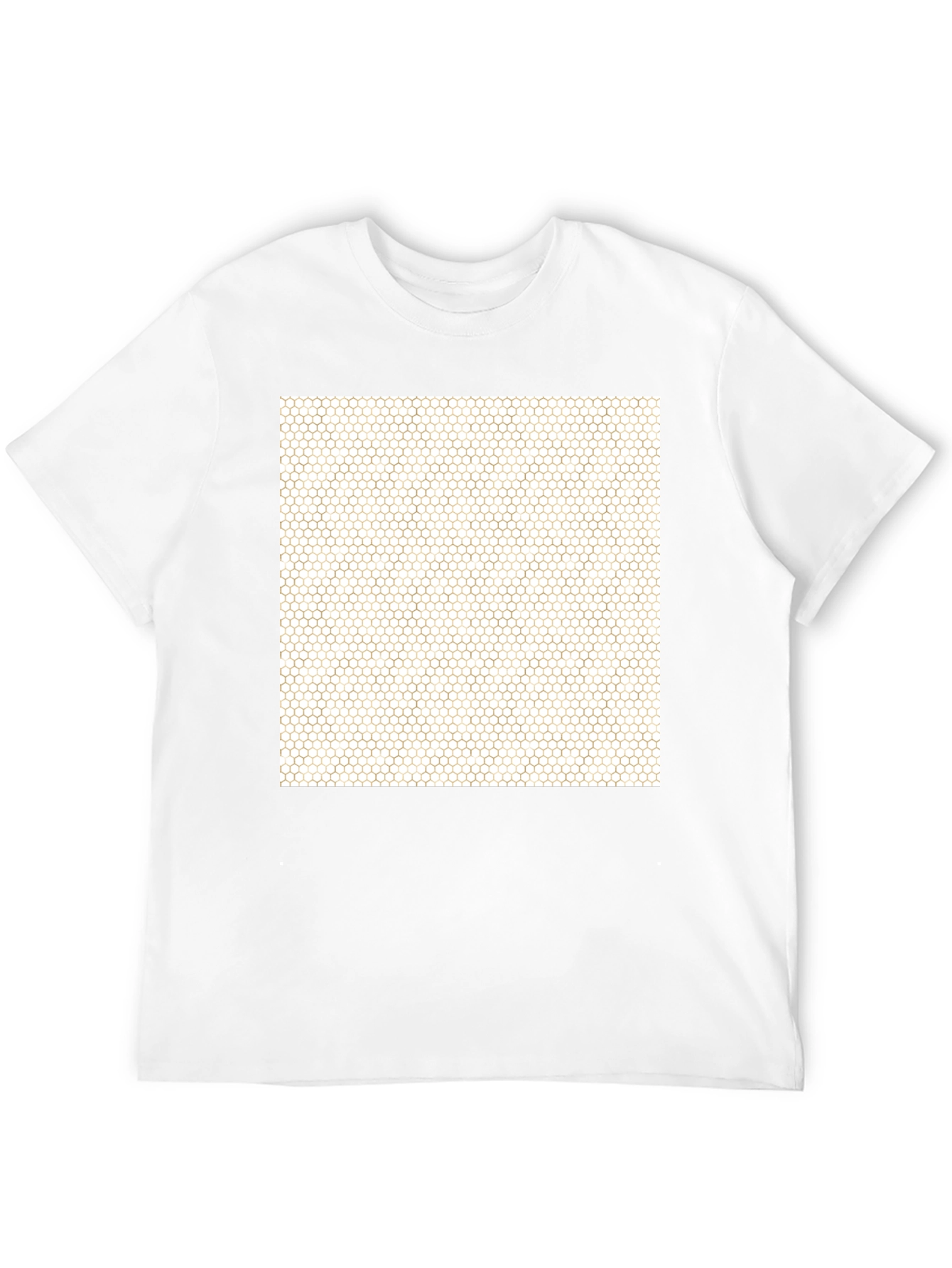 Honeycomb Pattern T-Shirt - Modern Geometric Tee