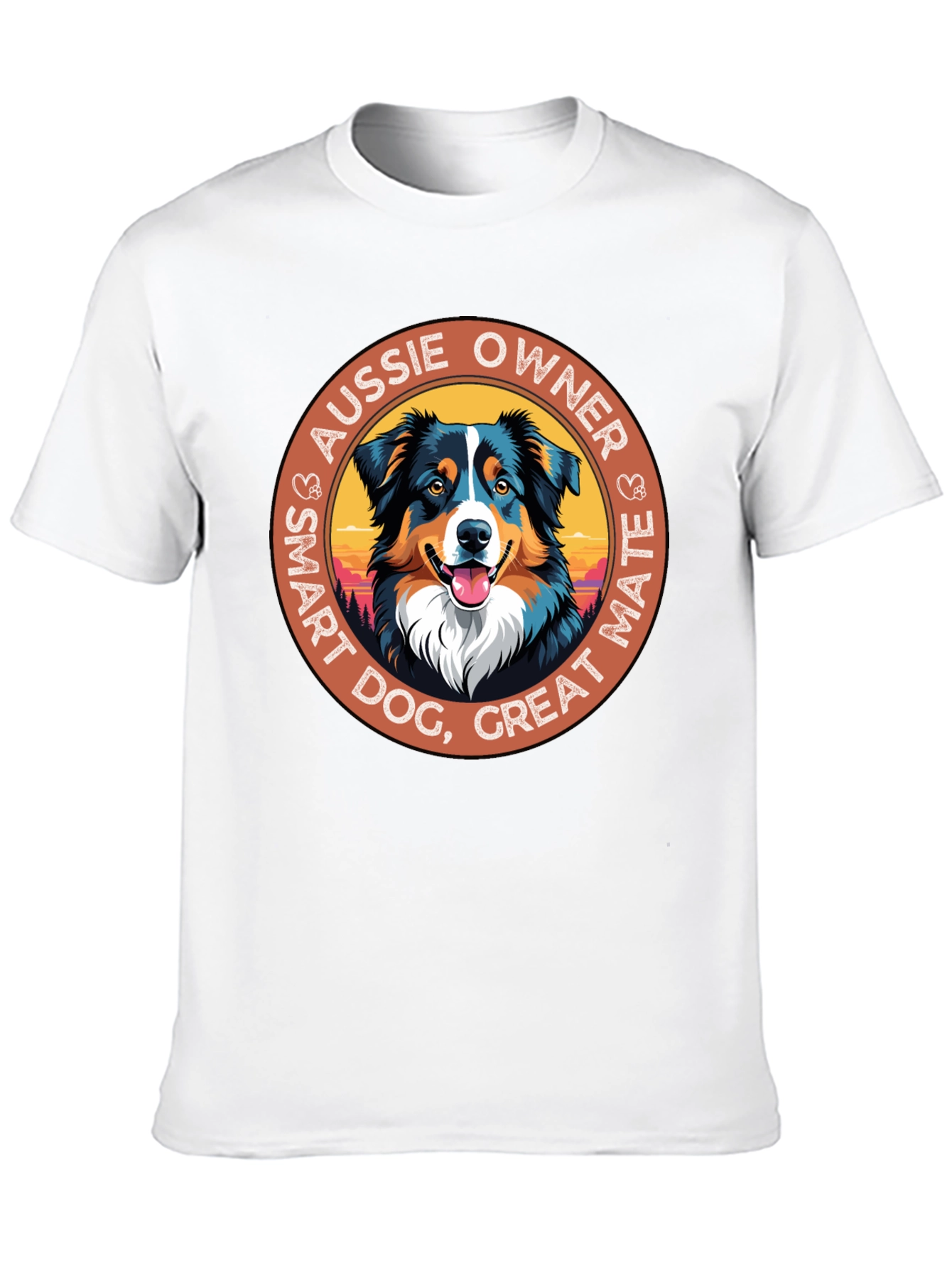 Aussie Owner Smart Dog Graphic Tee