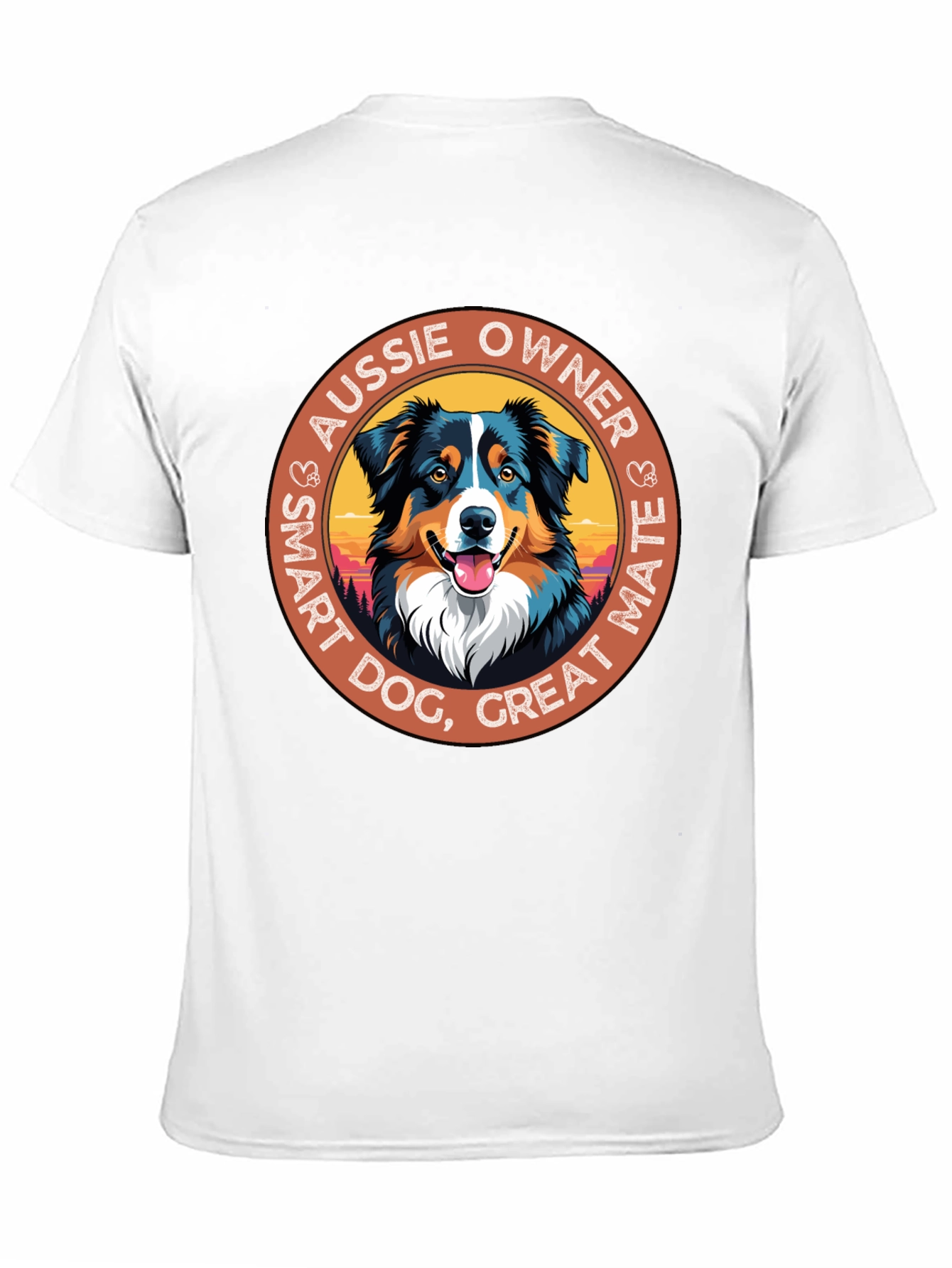 Aussie Owner Smart Dog Graphic Tee