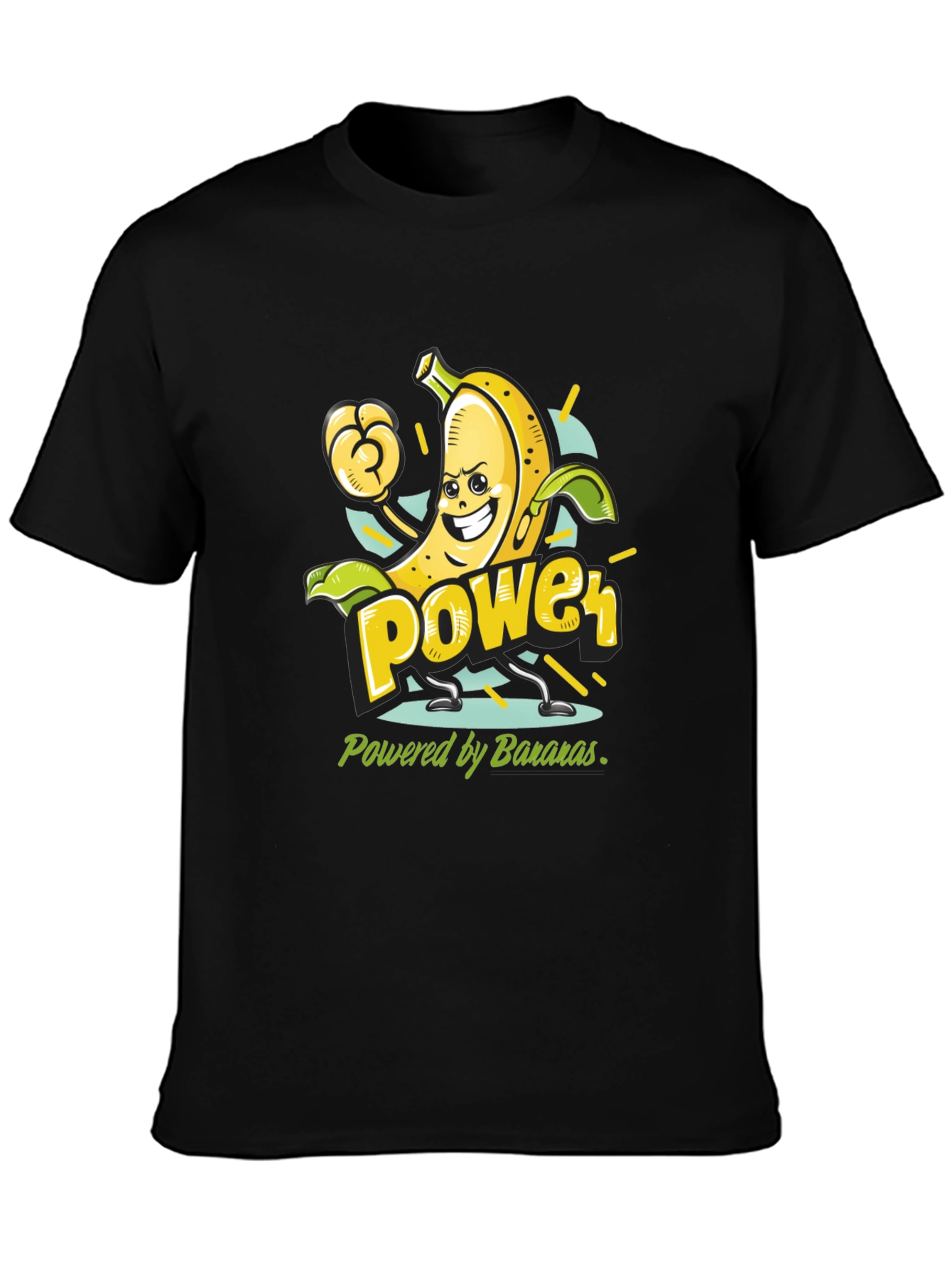 Banana Power T-Shirt - Fruit Cartoon Tee