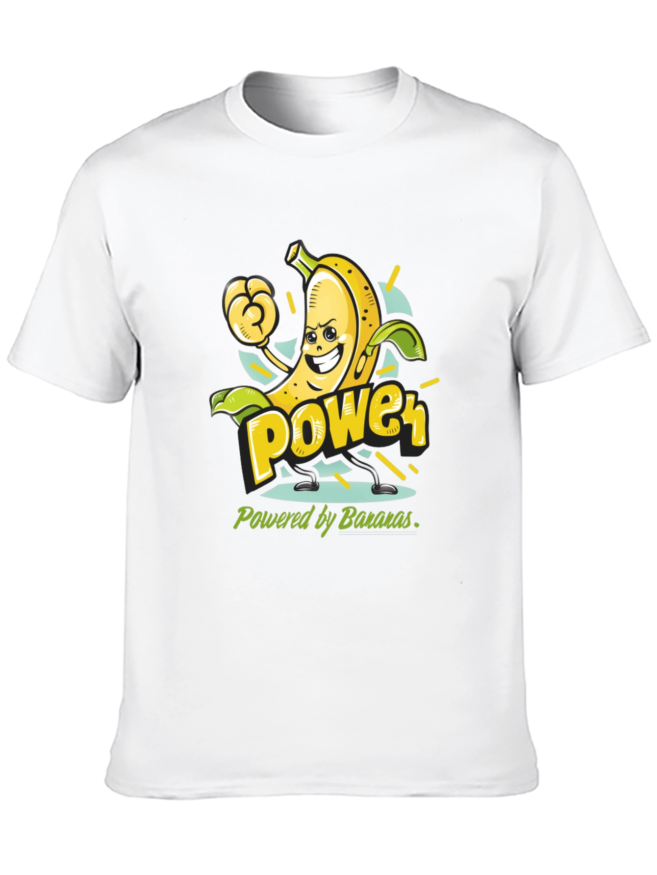 Banana Power T-Shirt - Fruit Cartoon Tee