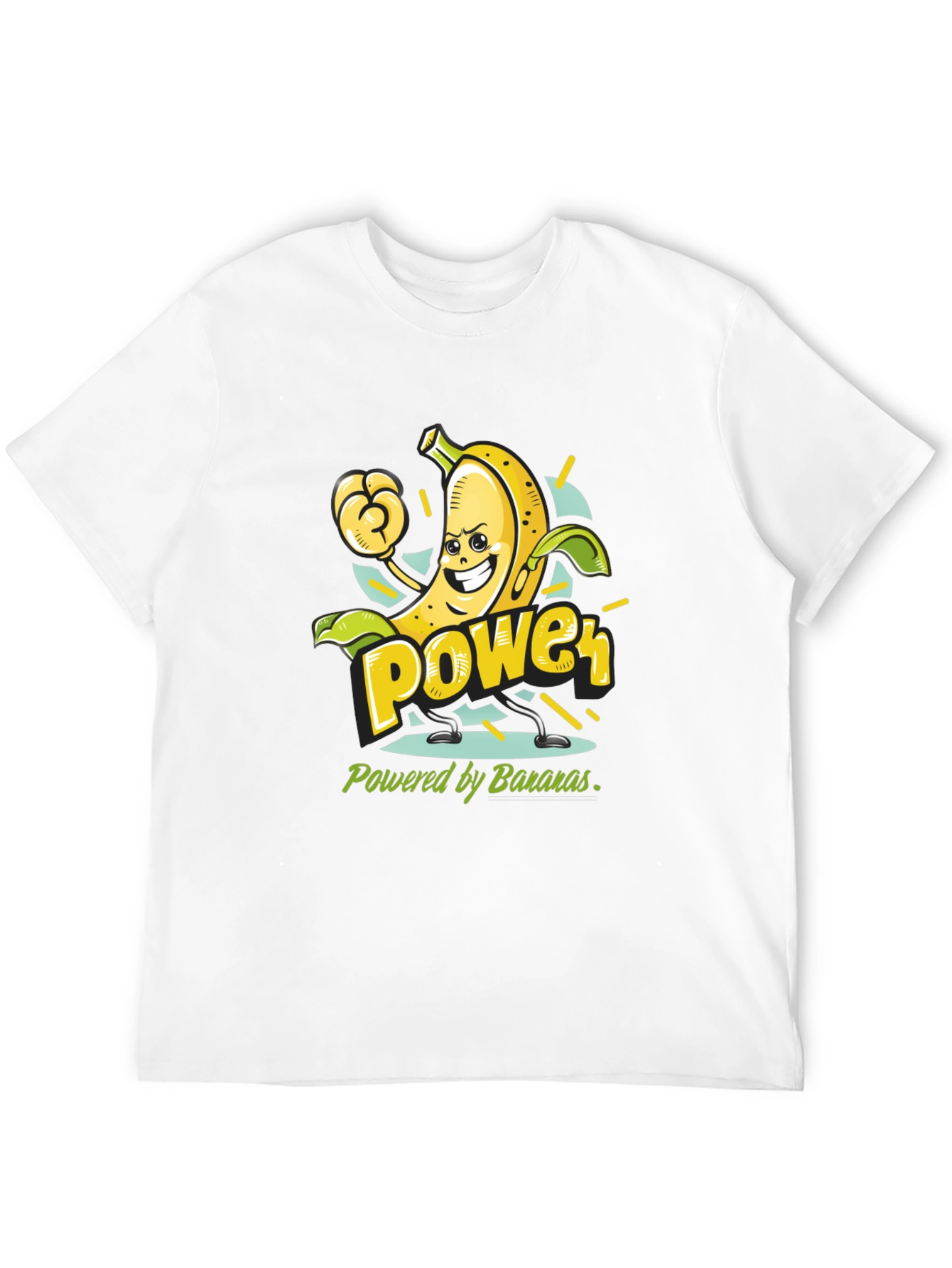 Banana Power T-Shirt - Fruit Cartoon Tee