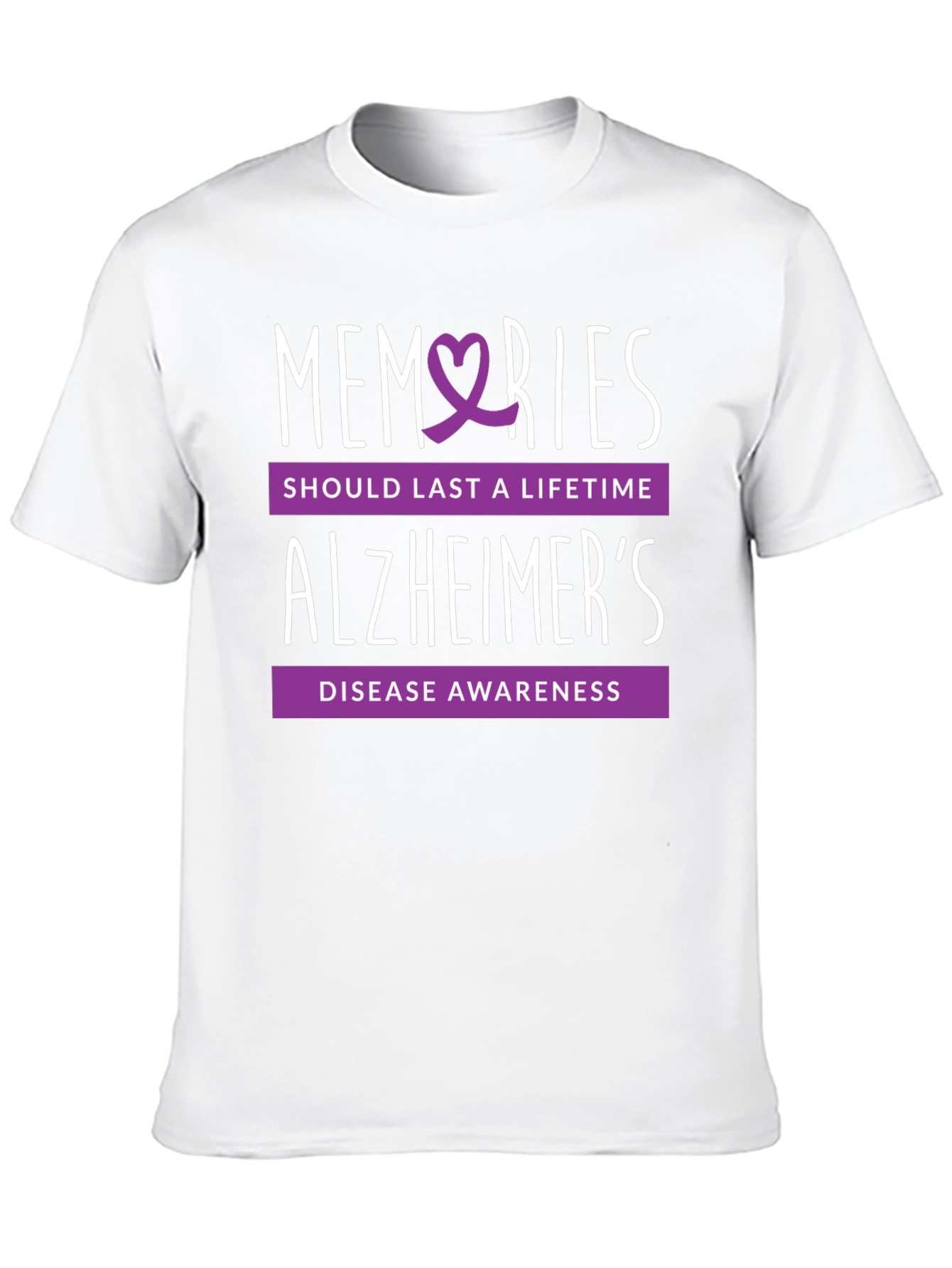 Alzheimers Awareness T-Shirt - Memories Should Last