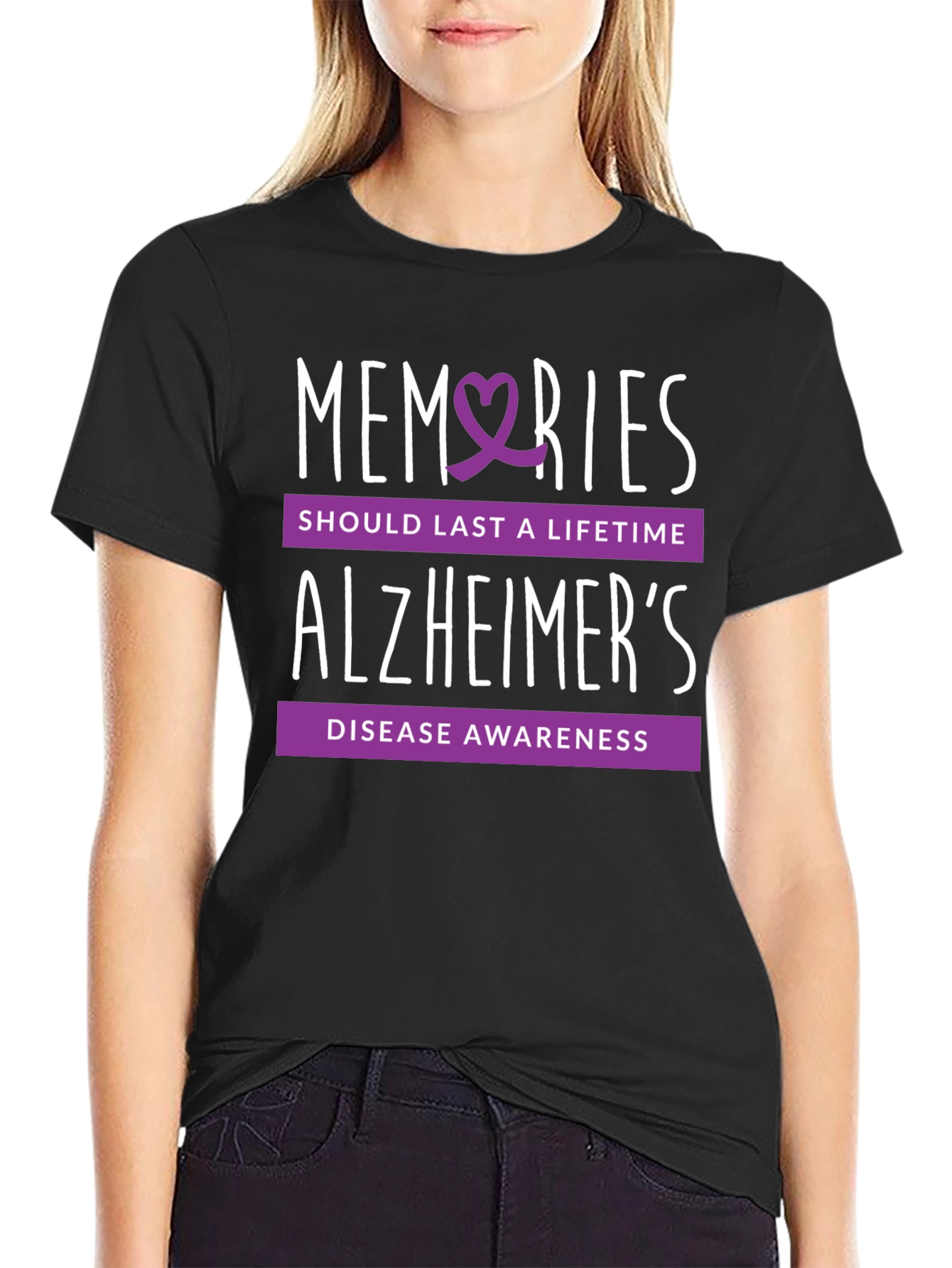 Alzheimers Awareness T-Shirt - Memories Should Last