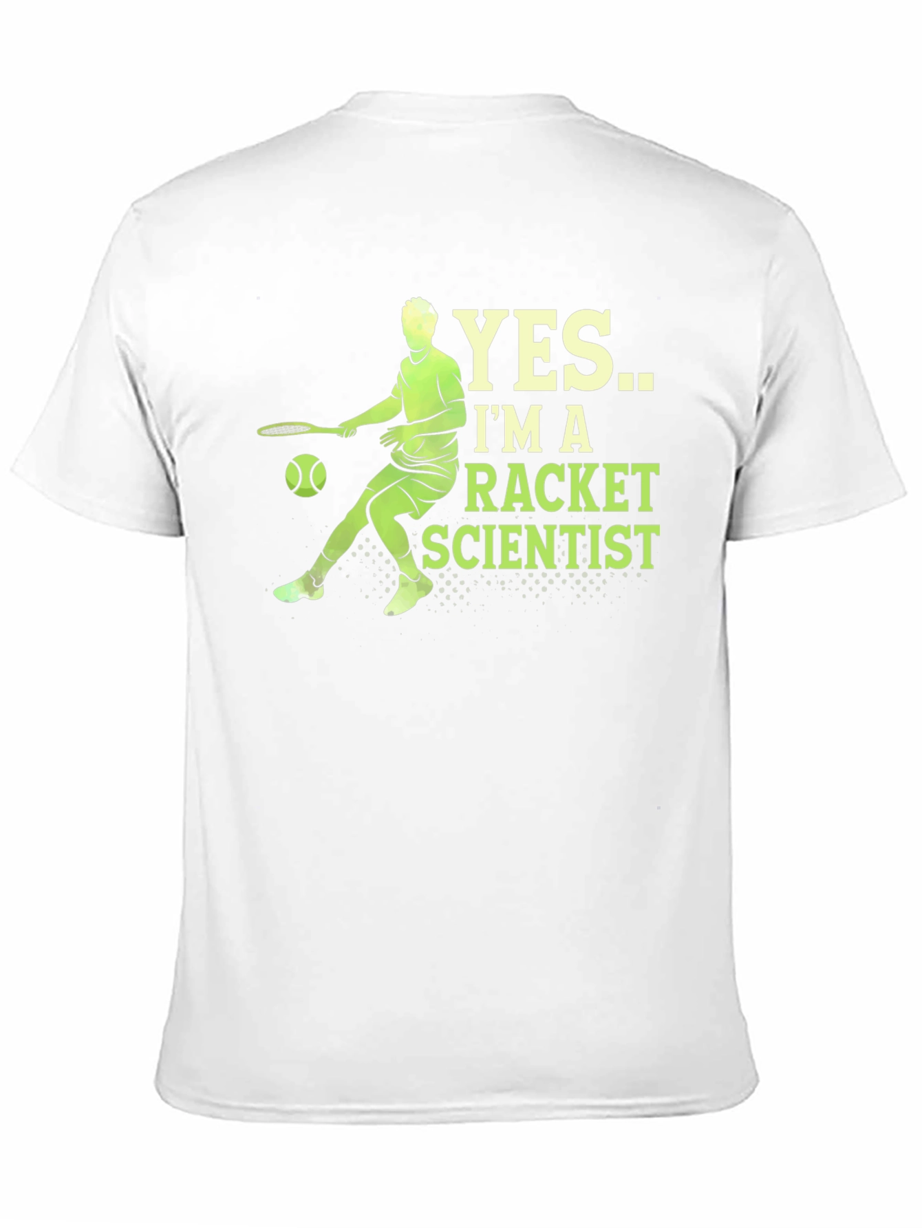 Racket Scientist Graphic T-Shirt - Black