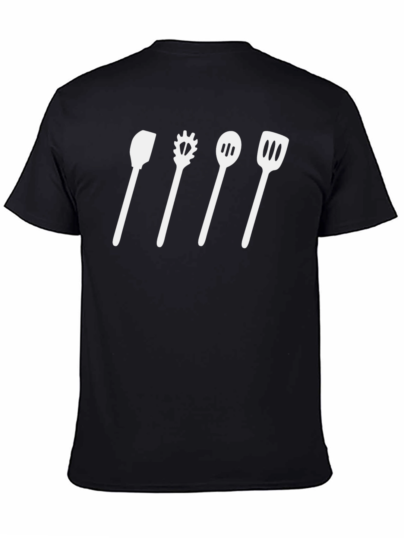 Chef Utensil Graphic T-Shirt - Culinary Humor Apparel