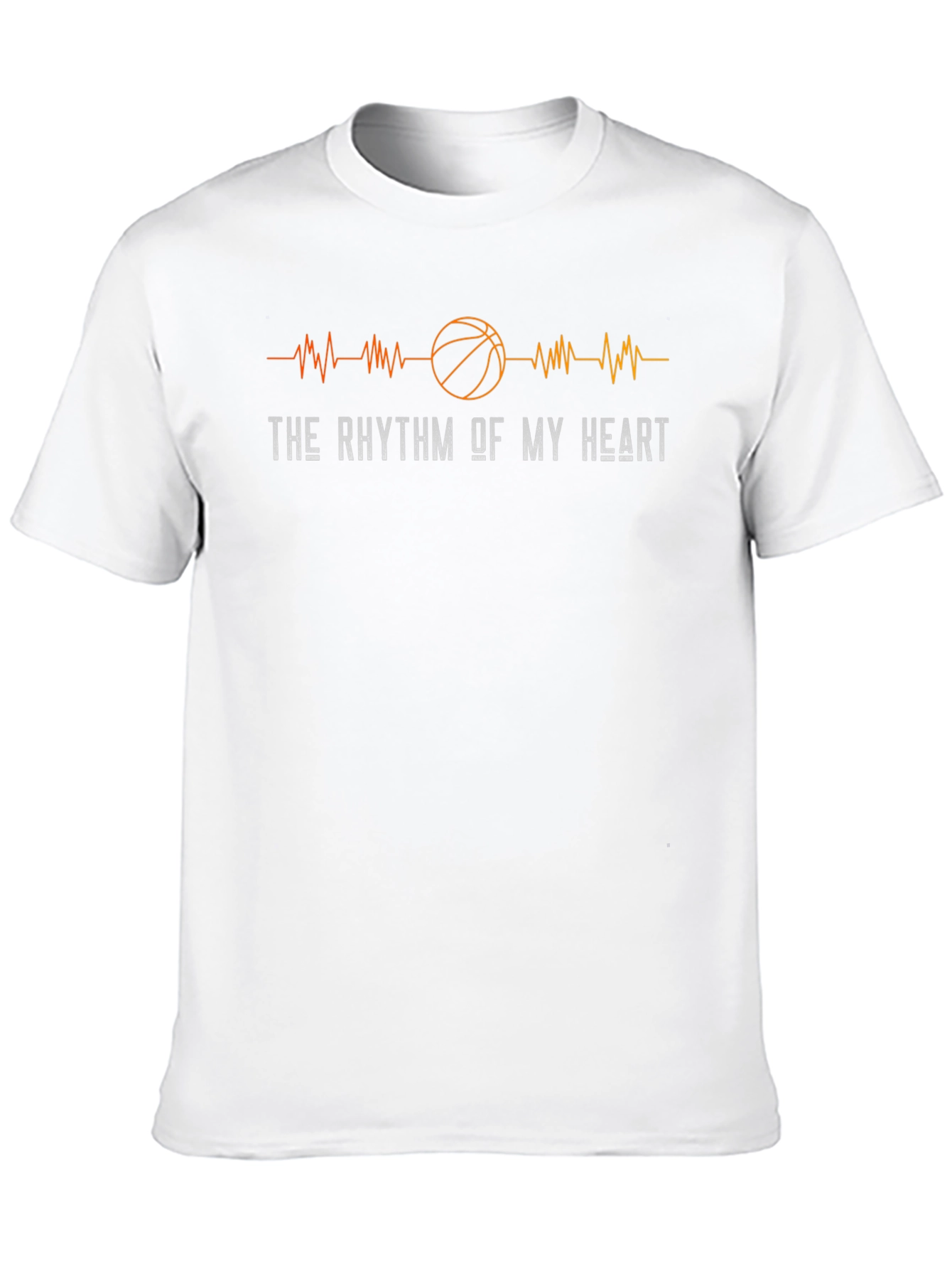 Basketball Heartbeat Graphic Tee