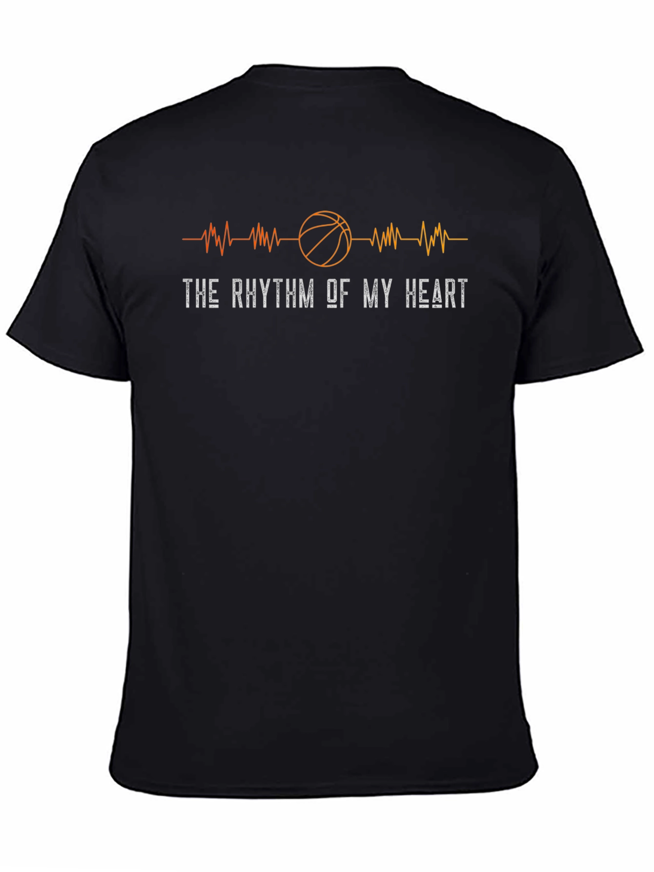 Basketball Heartbeat Graphic Tee
