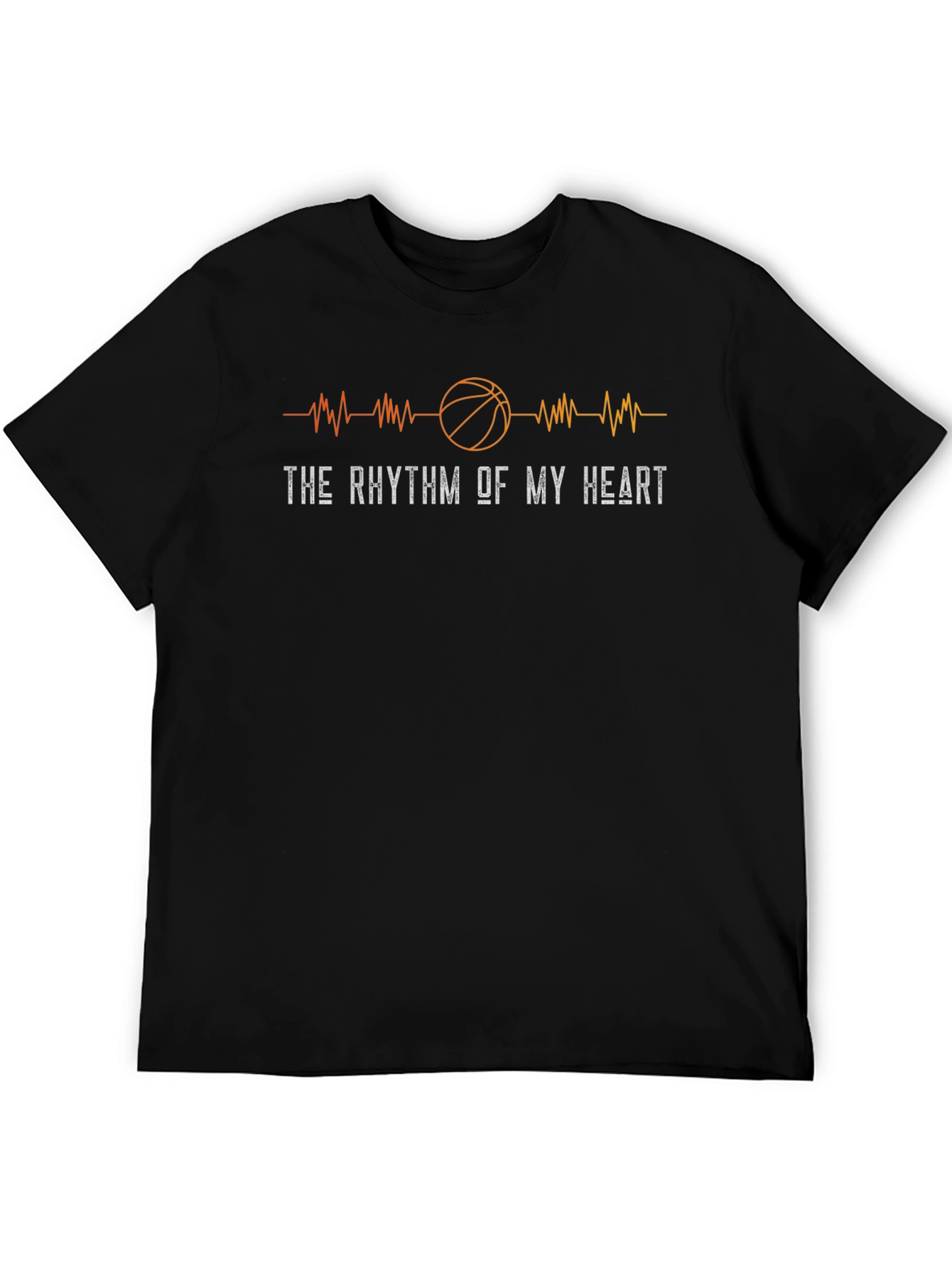 Basketball Heartbeat Graphic Tee