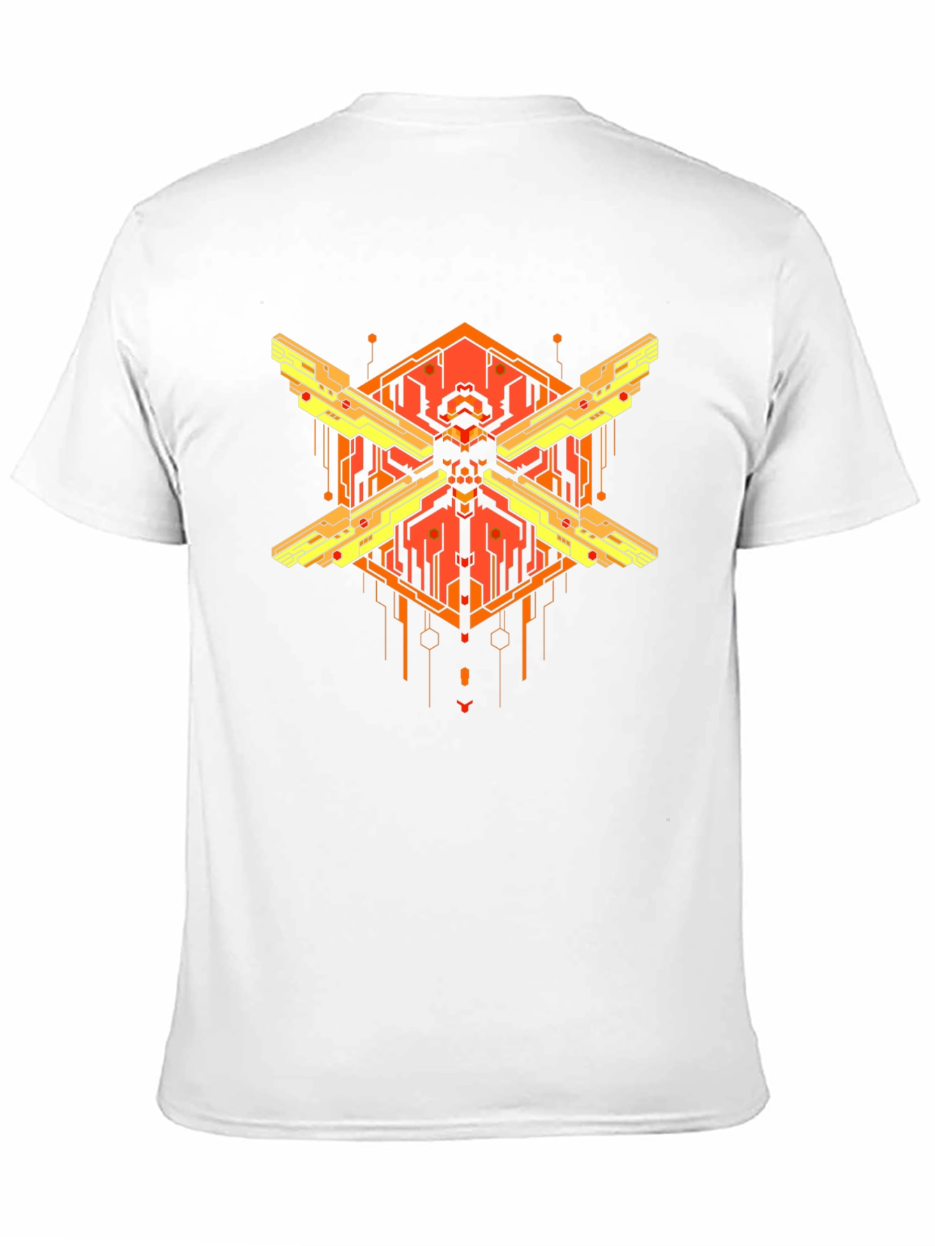 Cyberpunk Skull Graphic T-Shirt - Bold Streetwear Style