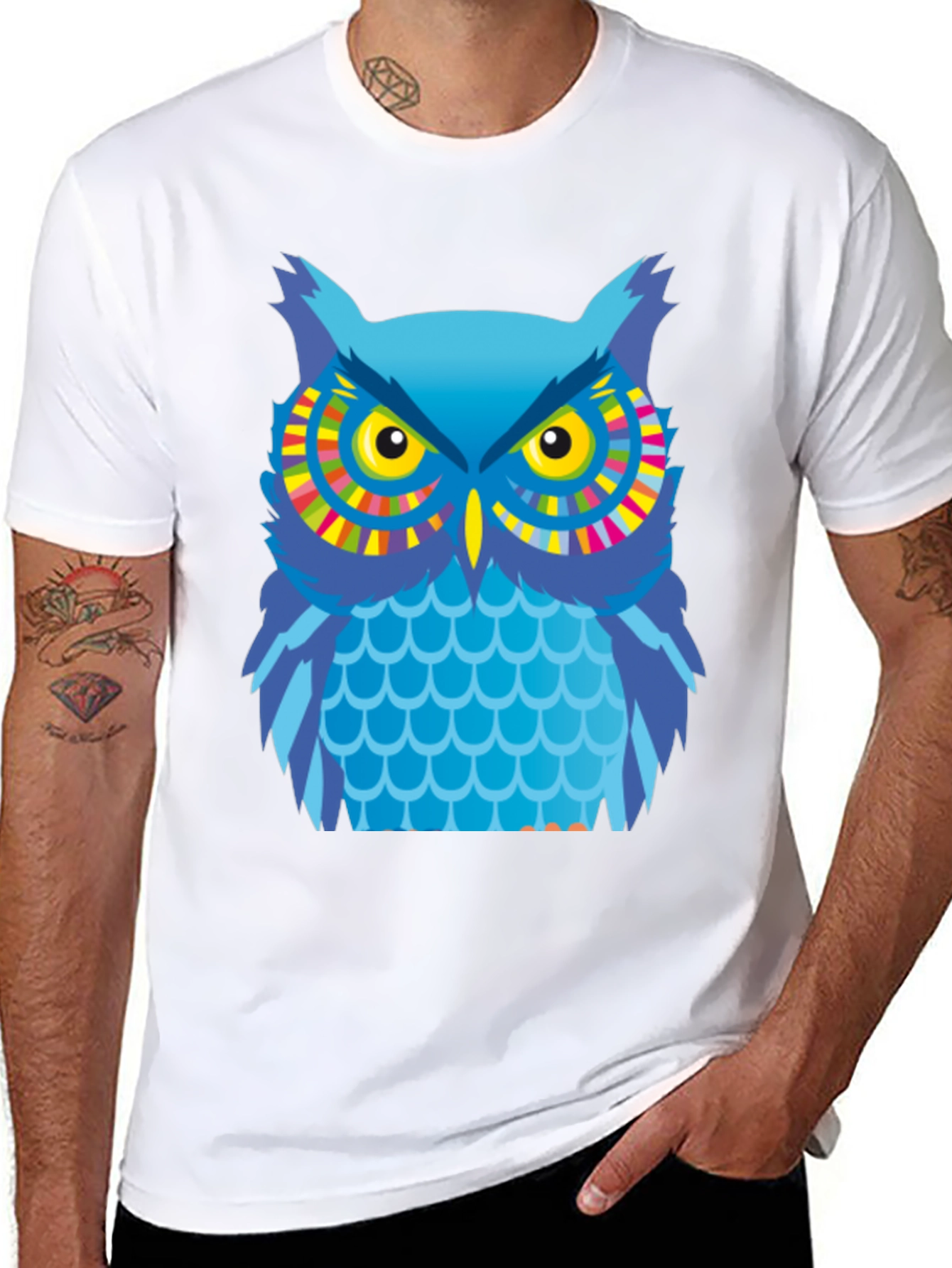 Owl Graphic T-Shirt - Cool Bird Design