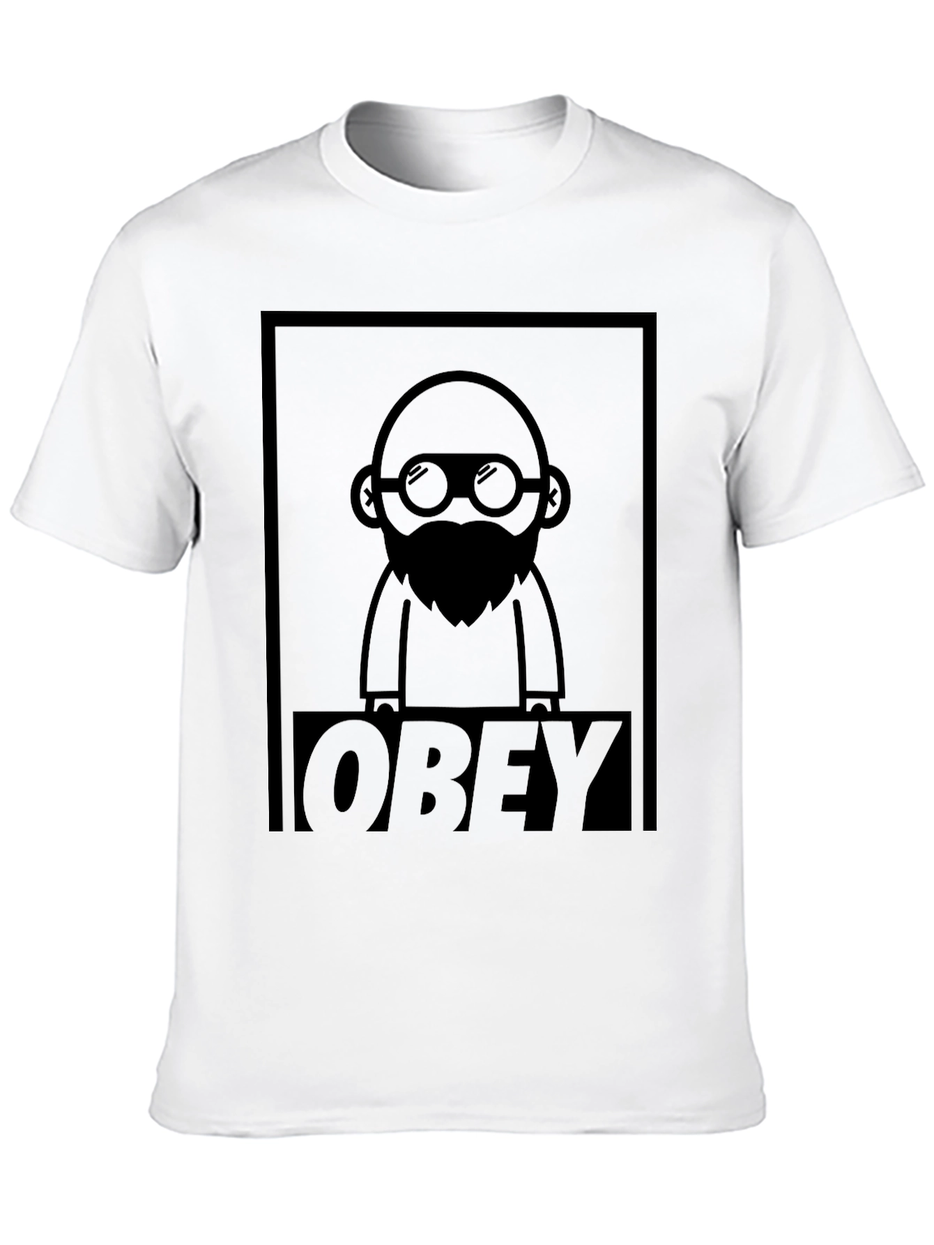 Obey Graphic T-Shirt - Mens Black Tee