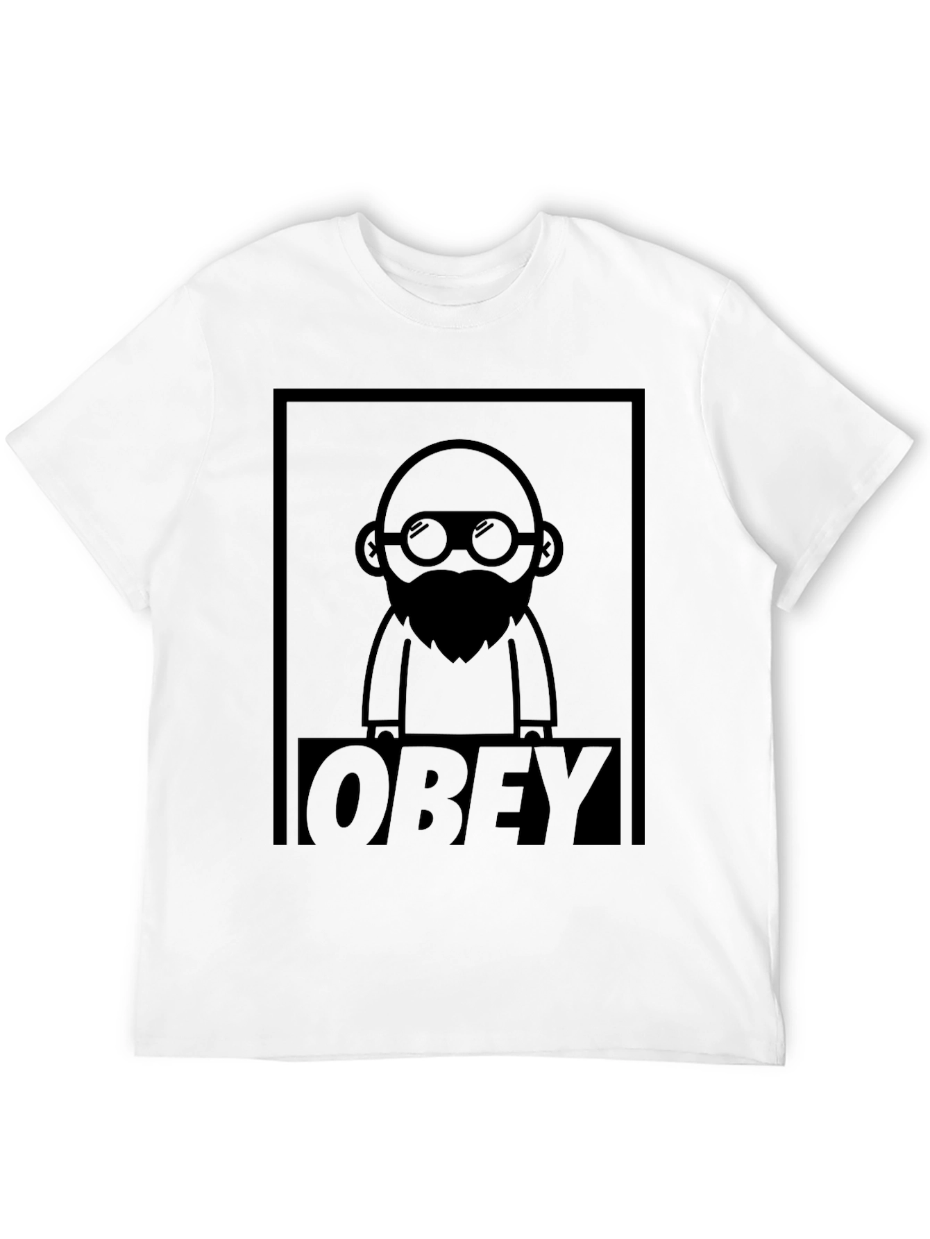 Obey Graphic T-Shirt - Mens Black Tee