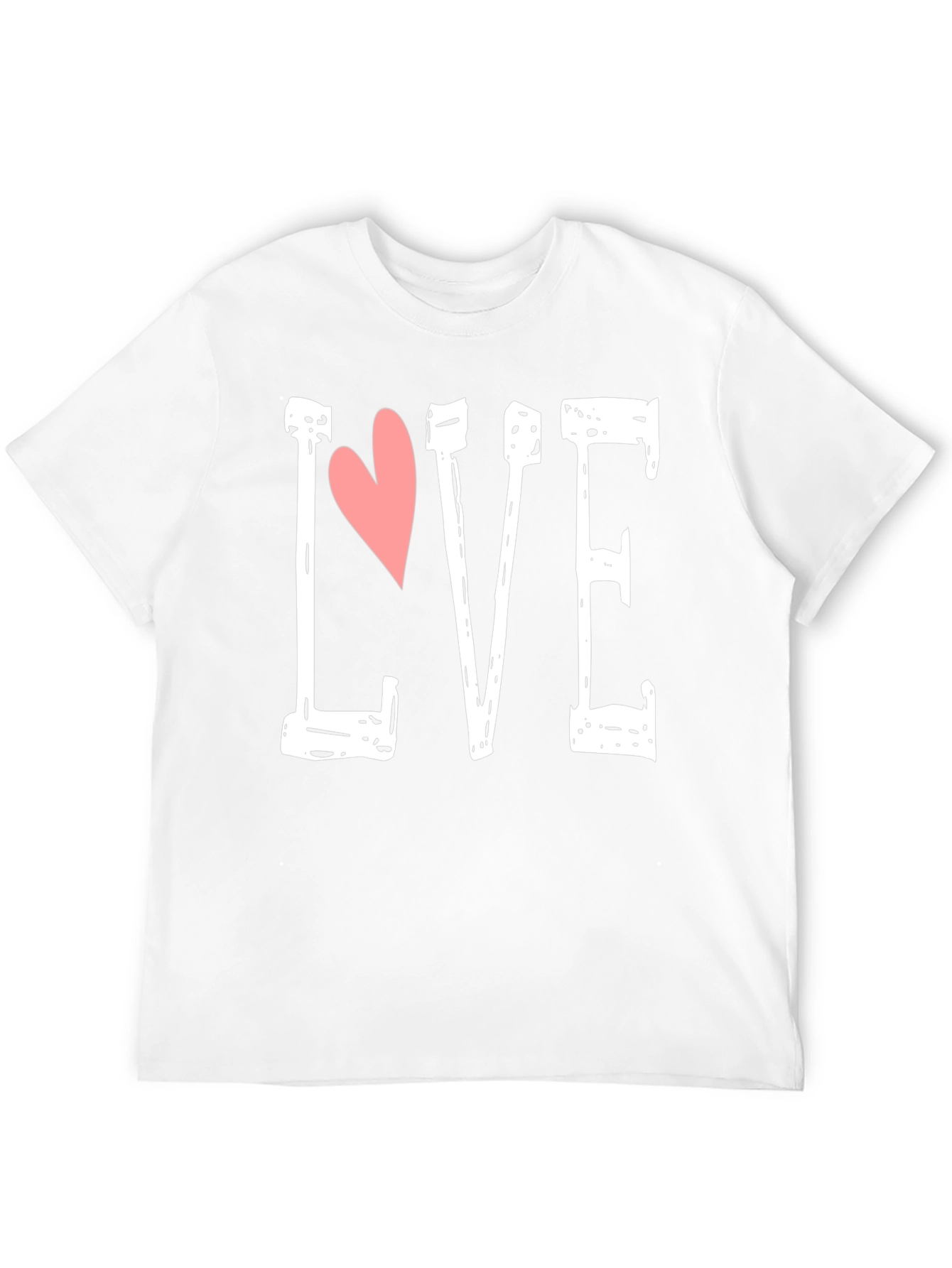 LOVE Heart Graphic Print T-Shirt