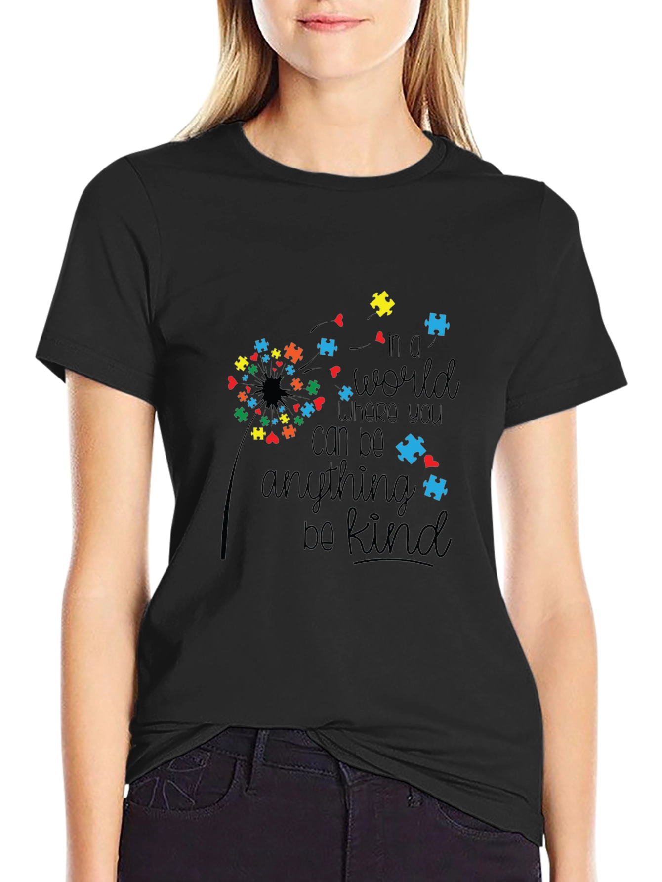 Autism Awareness Graphic Tee - Be Kind