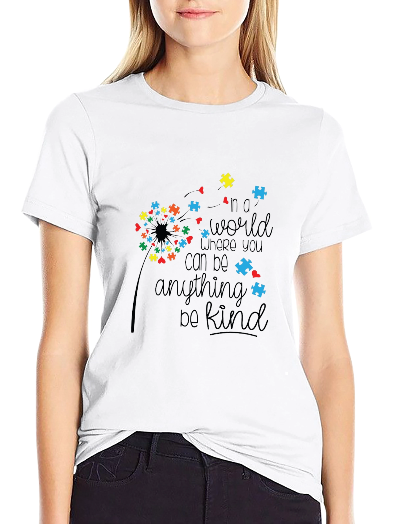 Autism Awareness Graphic Tee - Be Kind