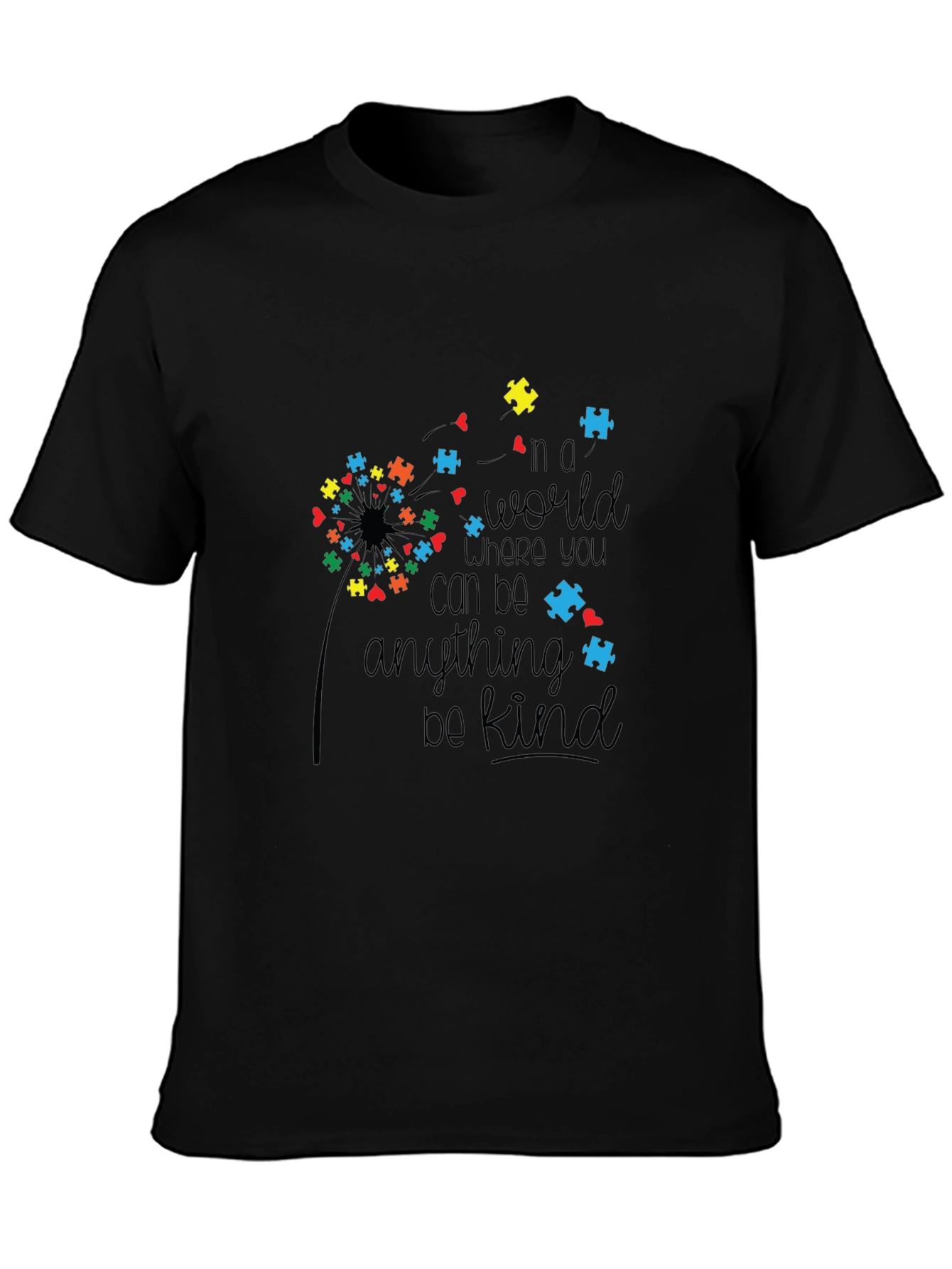 Autism Awareness Graphic Tee - Be Kind