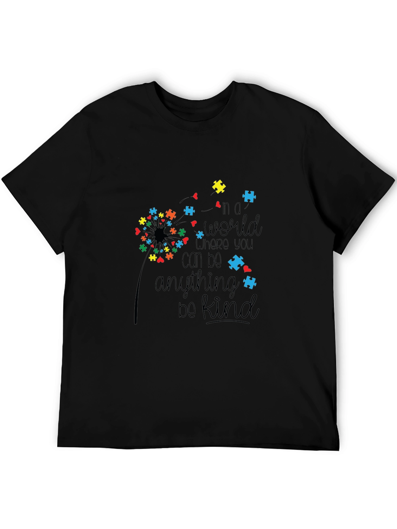 Autism Awareness Graphic Tee - Be Kind