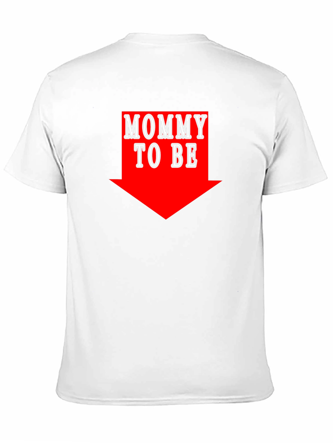 Mommy To Be Arrow Black T-Shirt