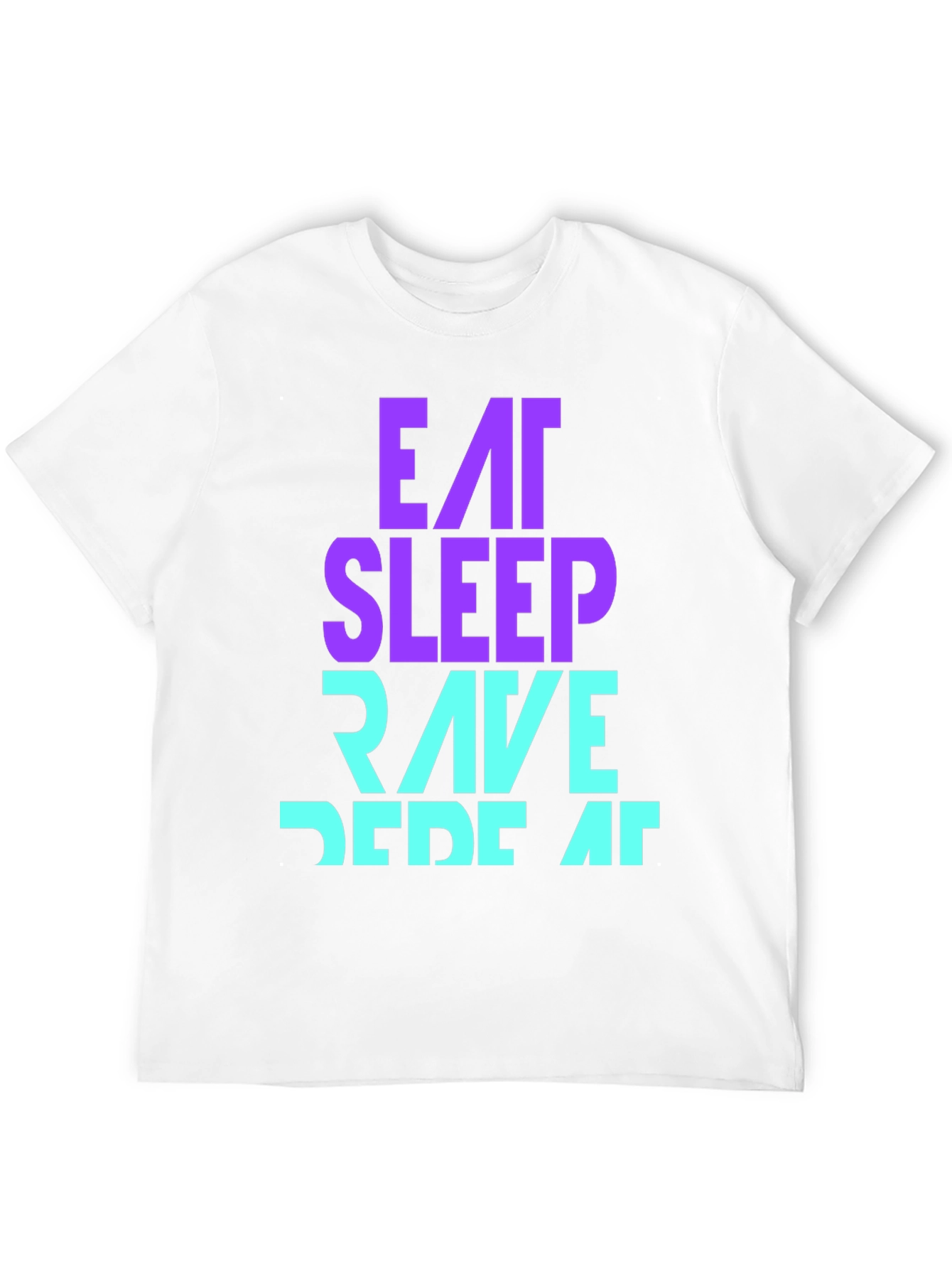 Eat Sleep Rave Repeat T-Shirt - Fun Party Apparel
