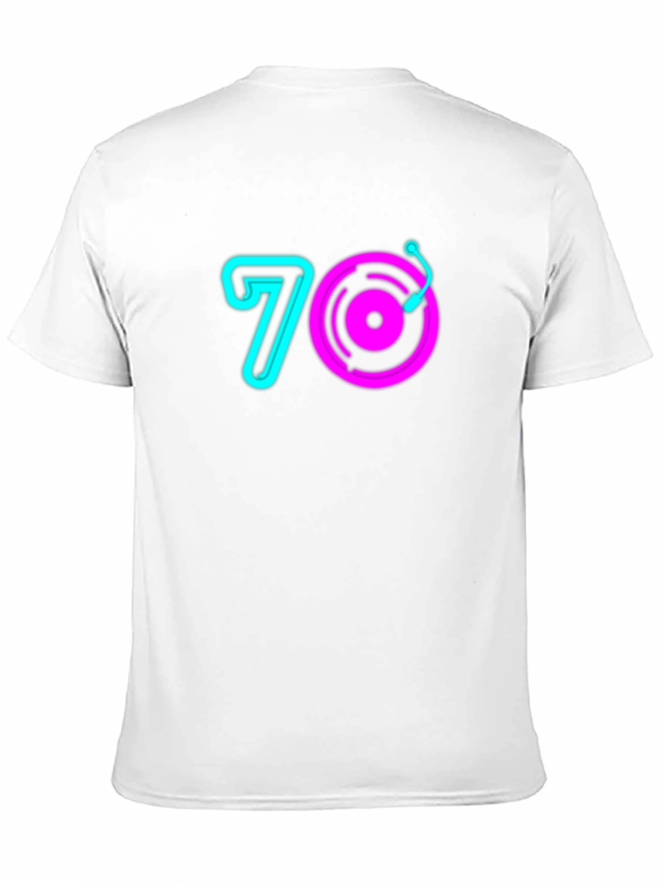 70s Retro Record Player Graphic Tee