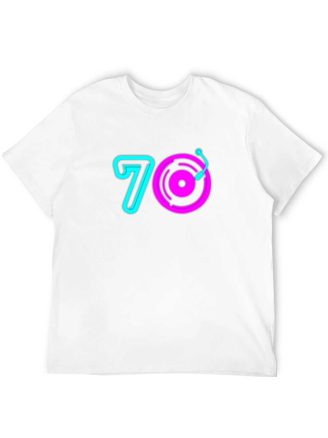 70s Retro Record Player Graphic Tee