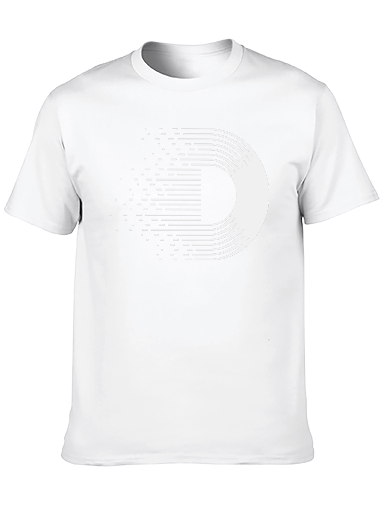 Modern Graphic Tee - Abstract Geometric Design