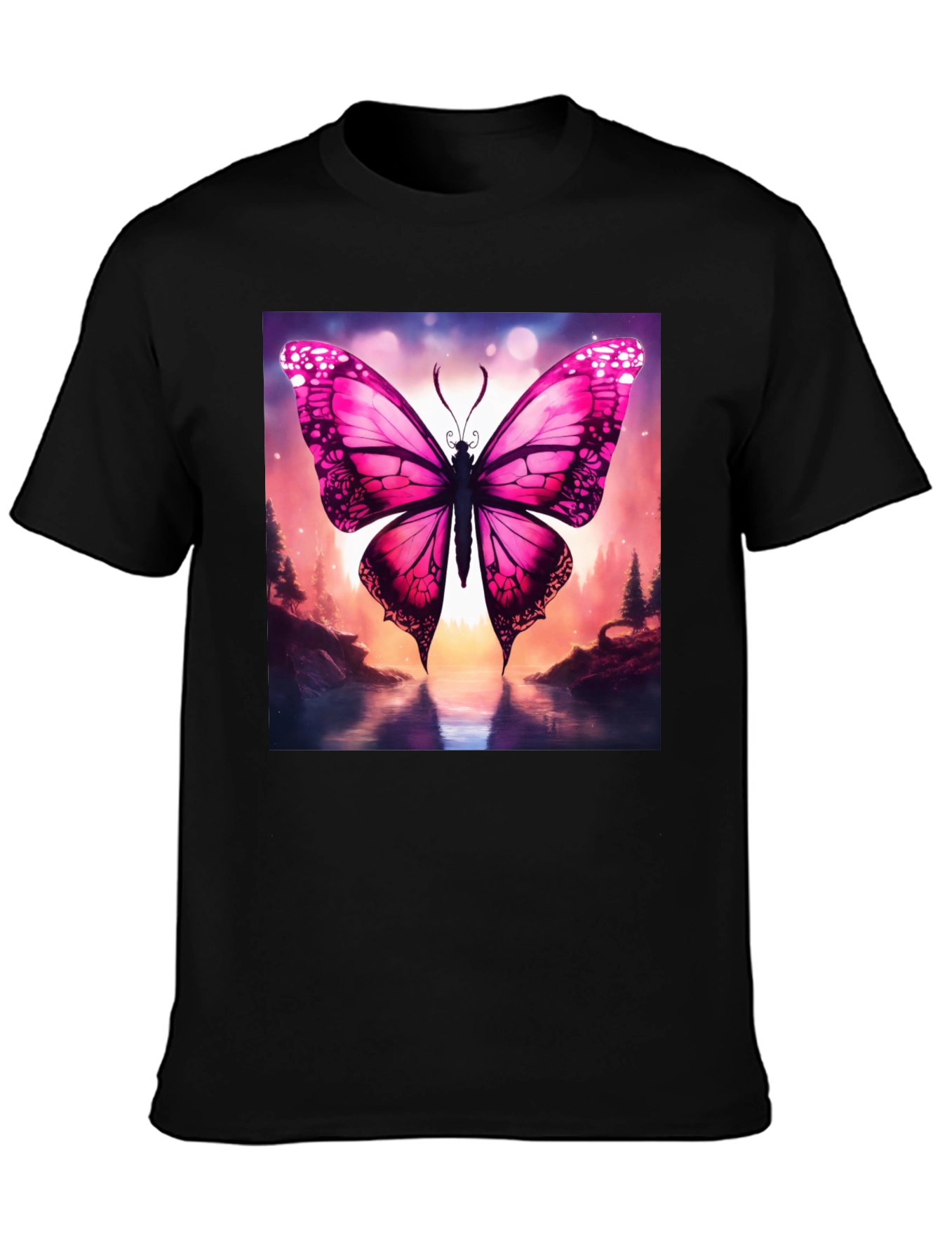 Butterfly Graphic T-Shirt - Nature Inspired Design