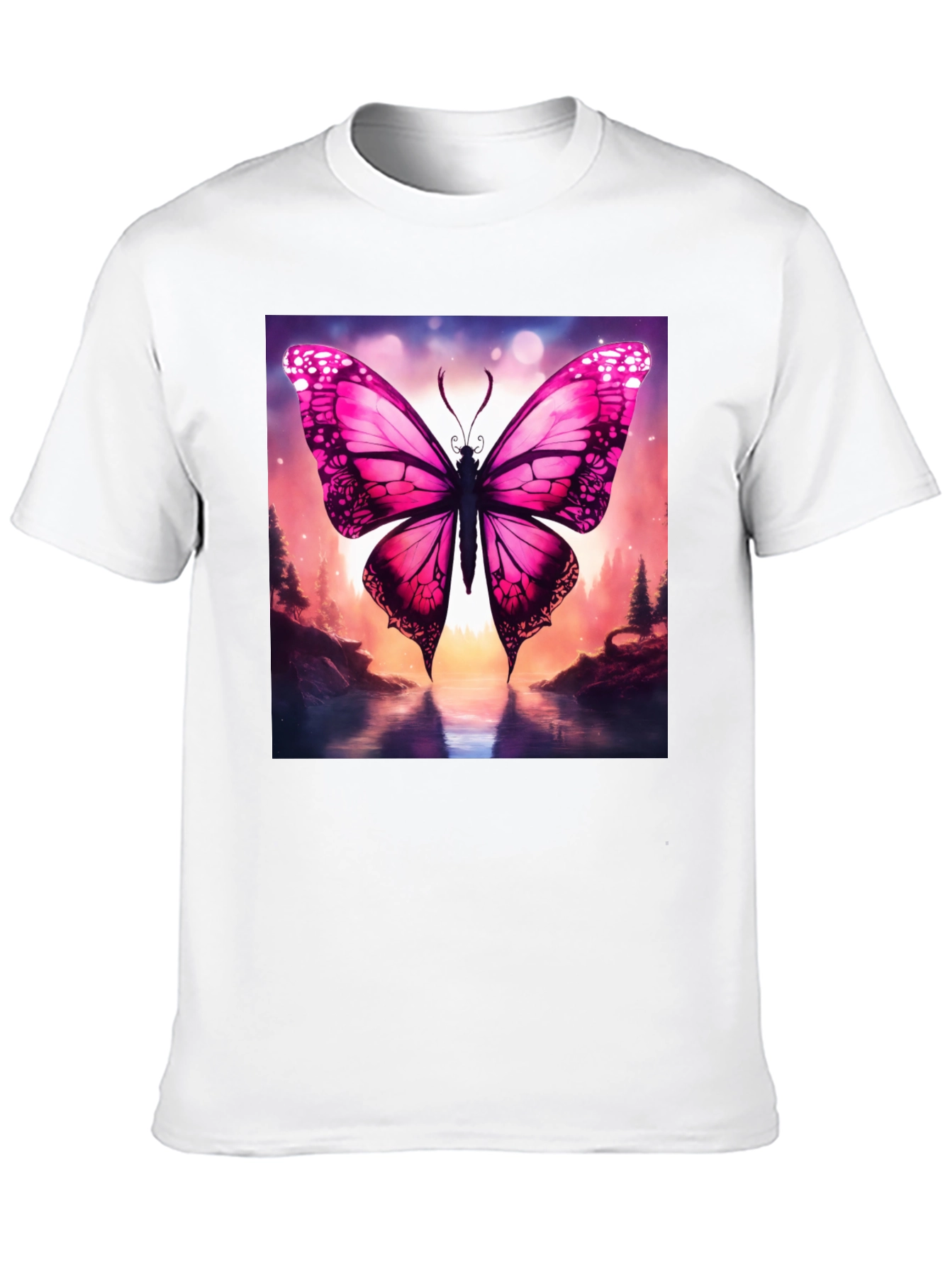 Butterfly Graphic T-Shirt - Nature Inspired Design