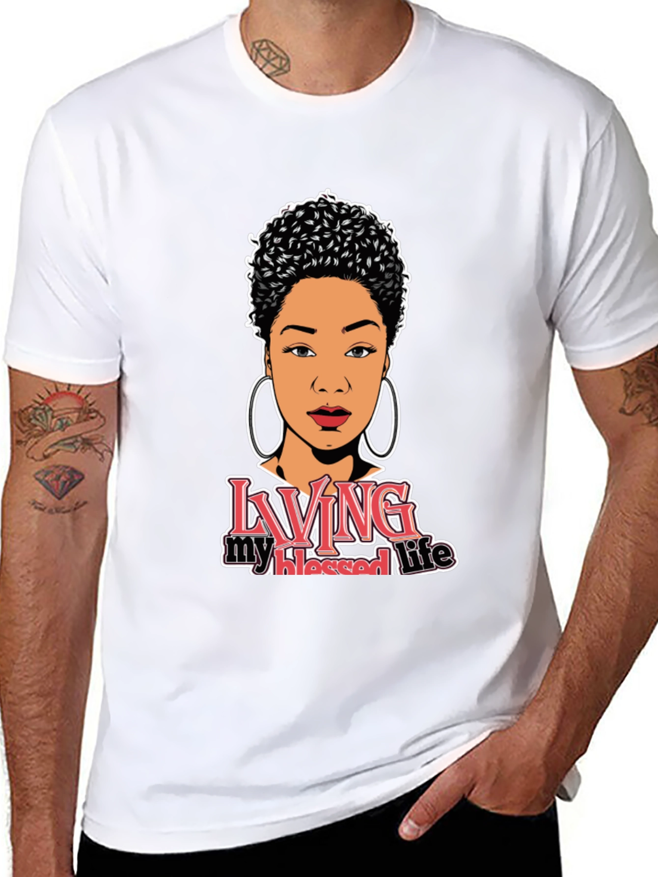 Living My Blessed Life Graphic T-Shirt