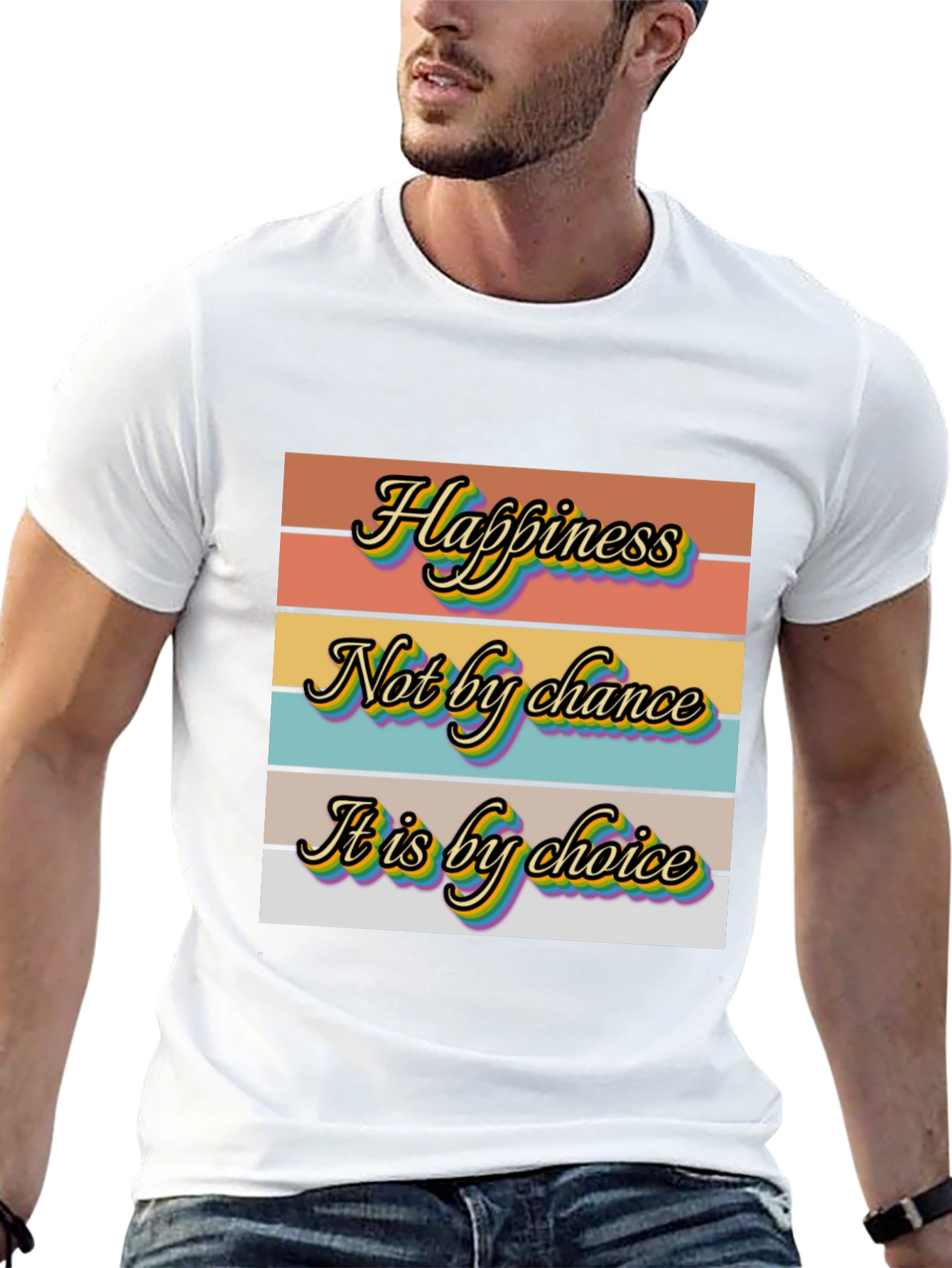 Happiness Choice Graphic T-Shirt