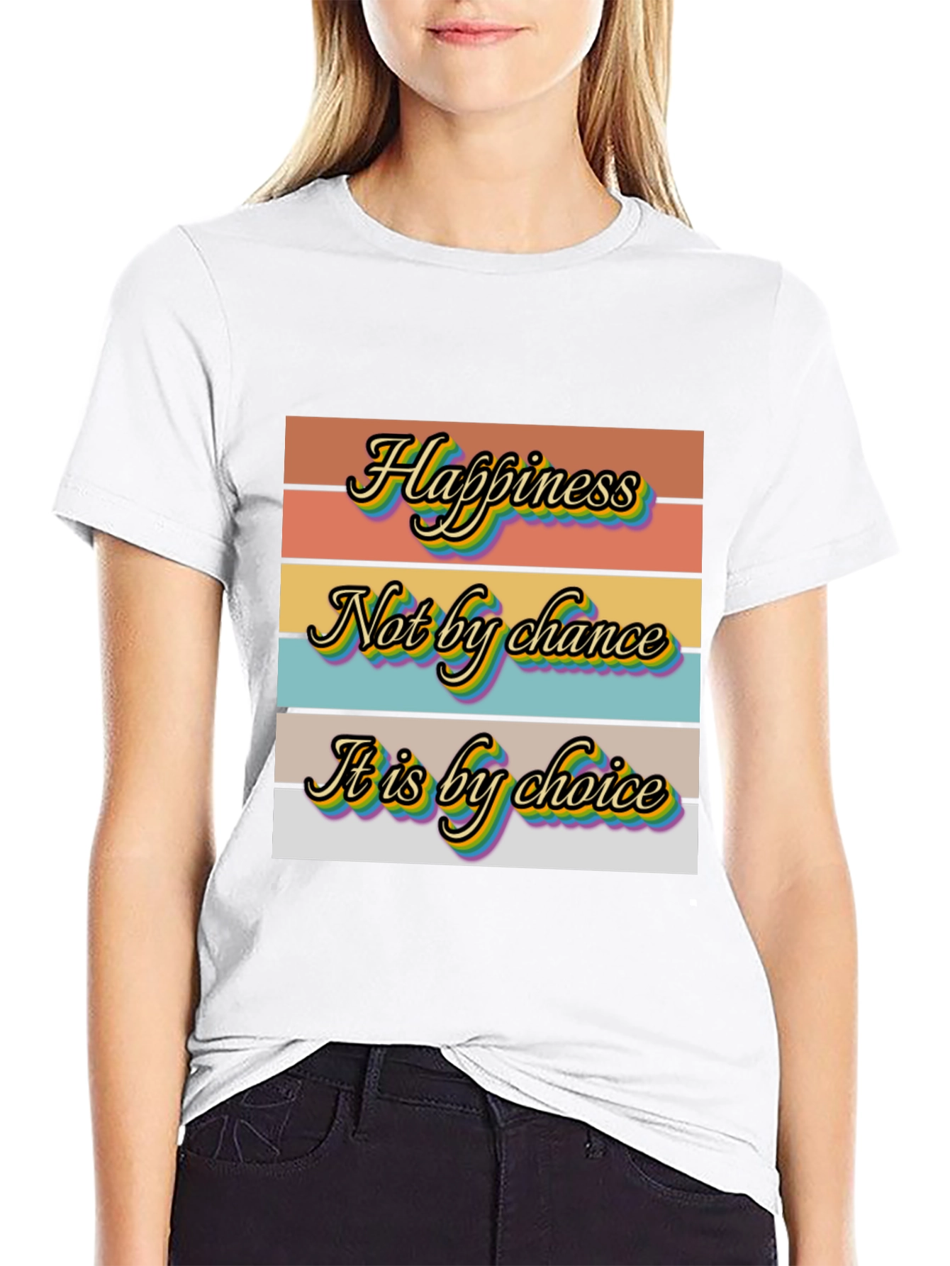 Happiness Choice Graphic T-Shirt