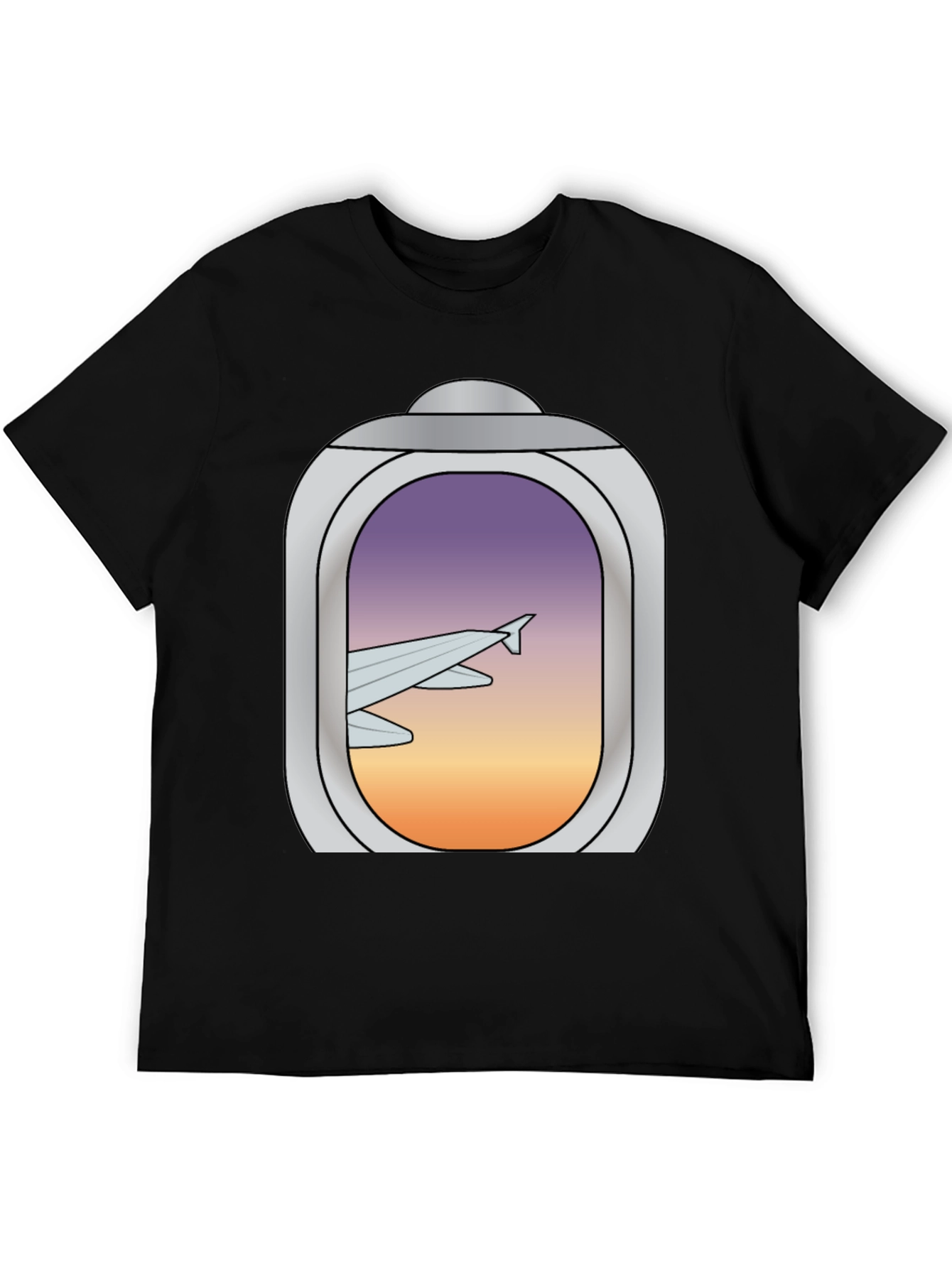 Airplane Window Graphic T-Shirt