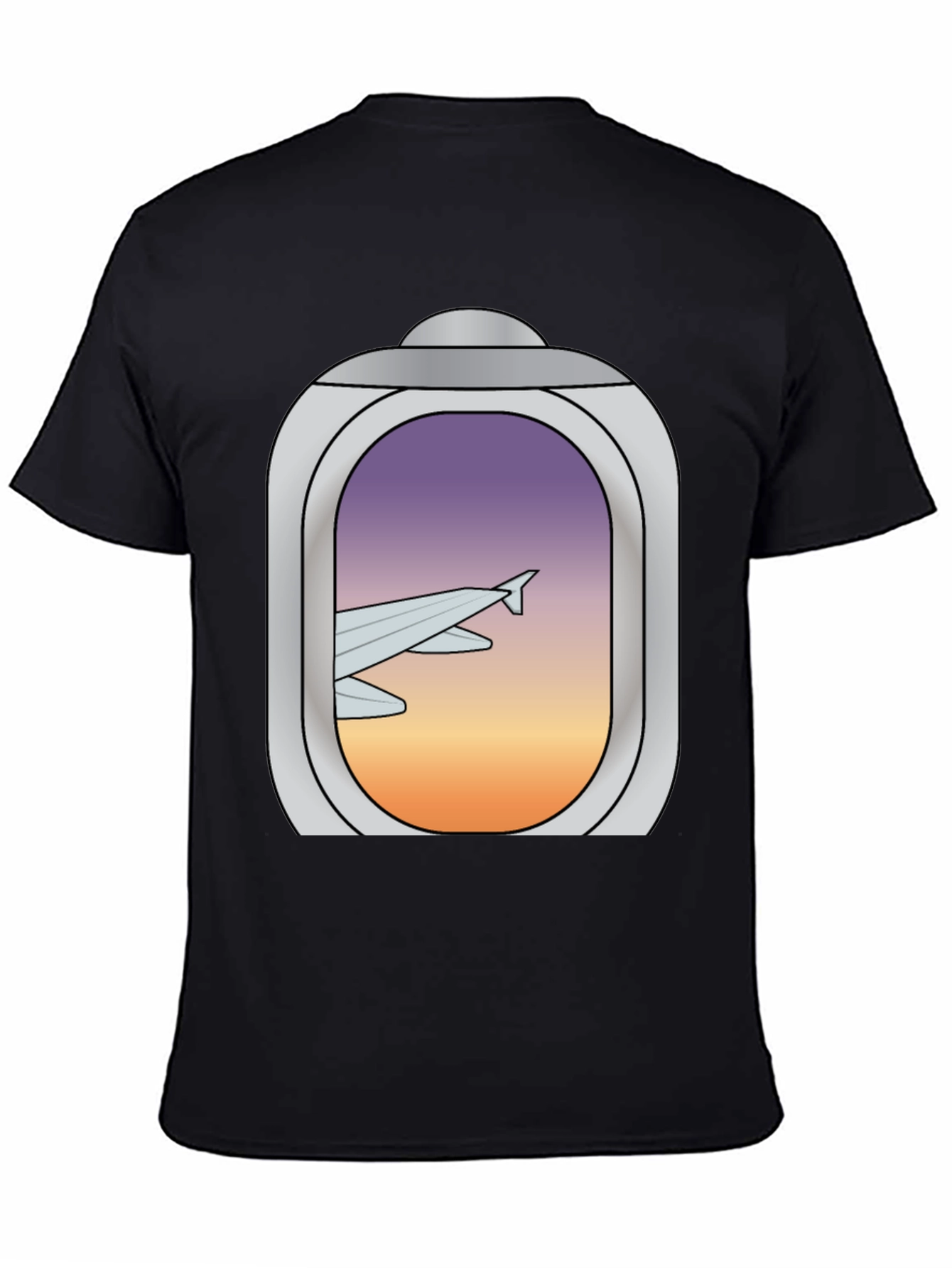 Airplane Window Graphic T-Shirt