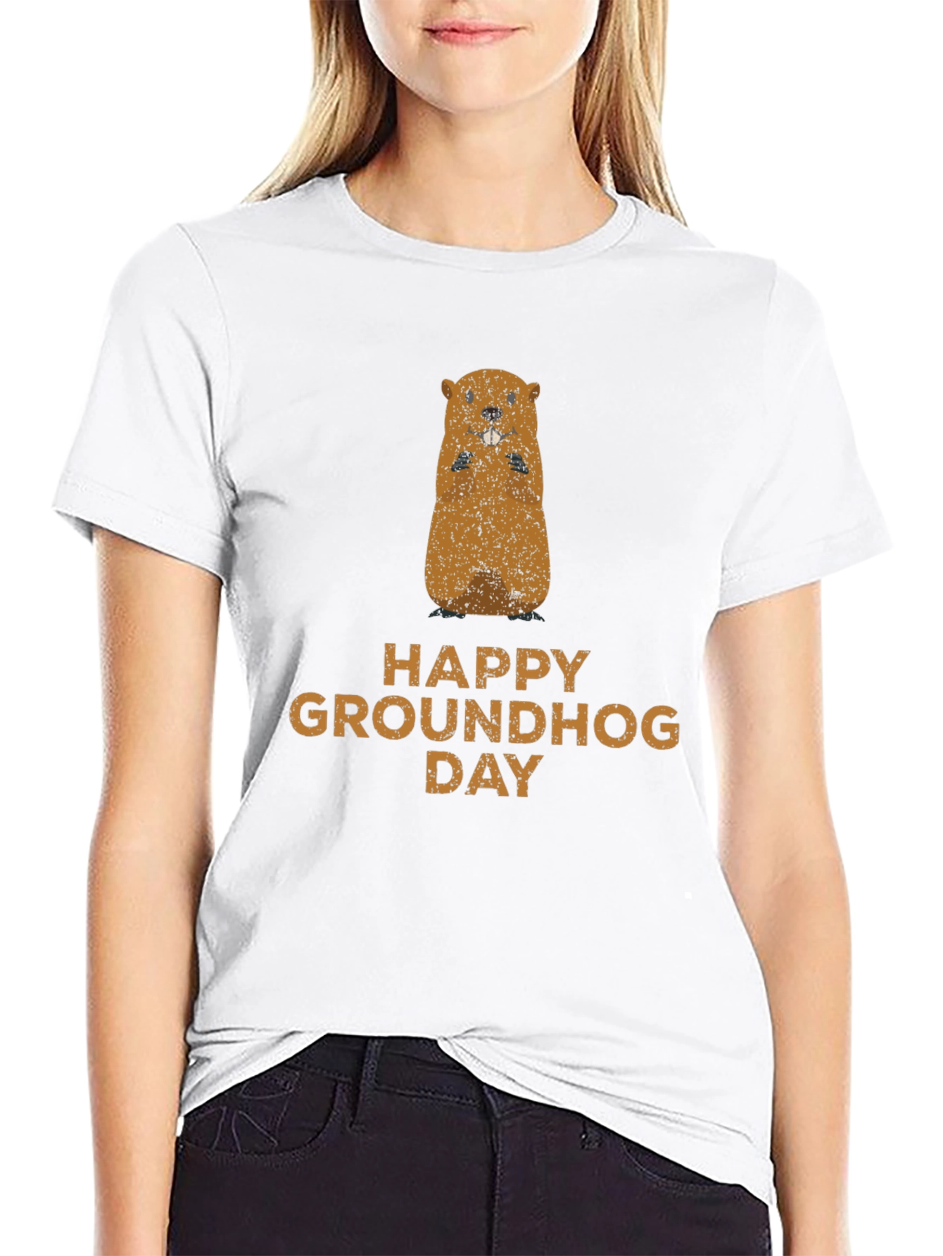 Happy Groundhog Day Graphic Tee