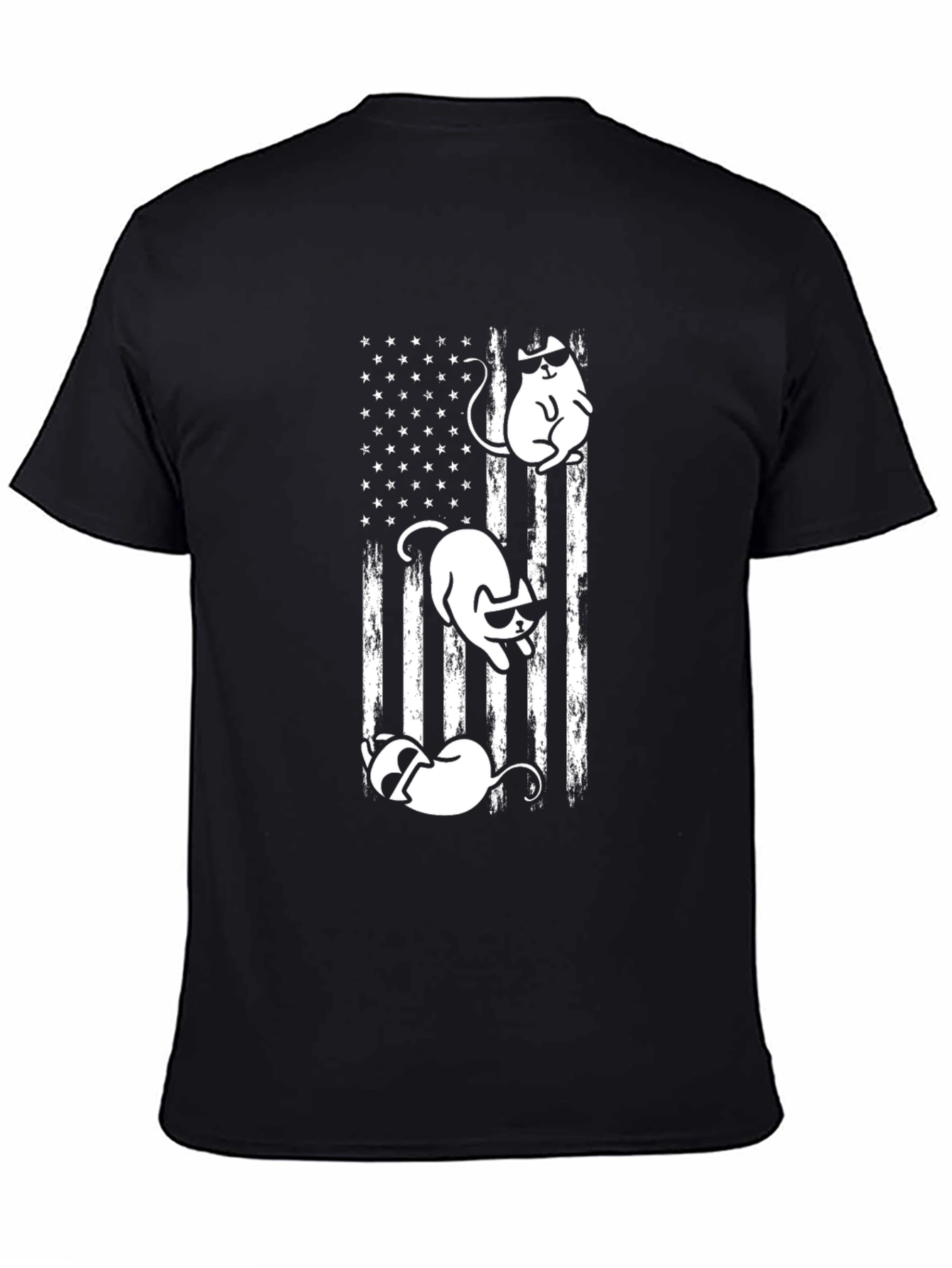 Cool Cats American Flag T-Shirt