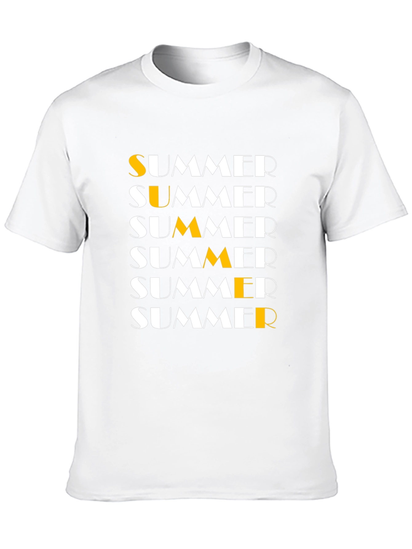 Summer Text Graphic Black T-Shirt