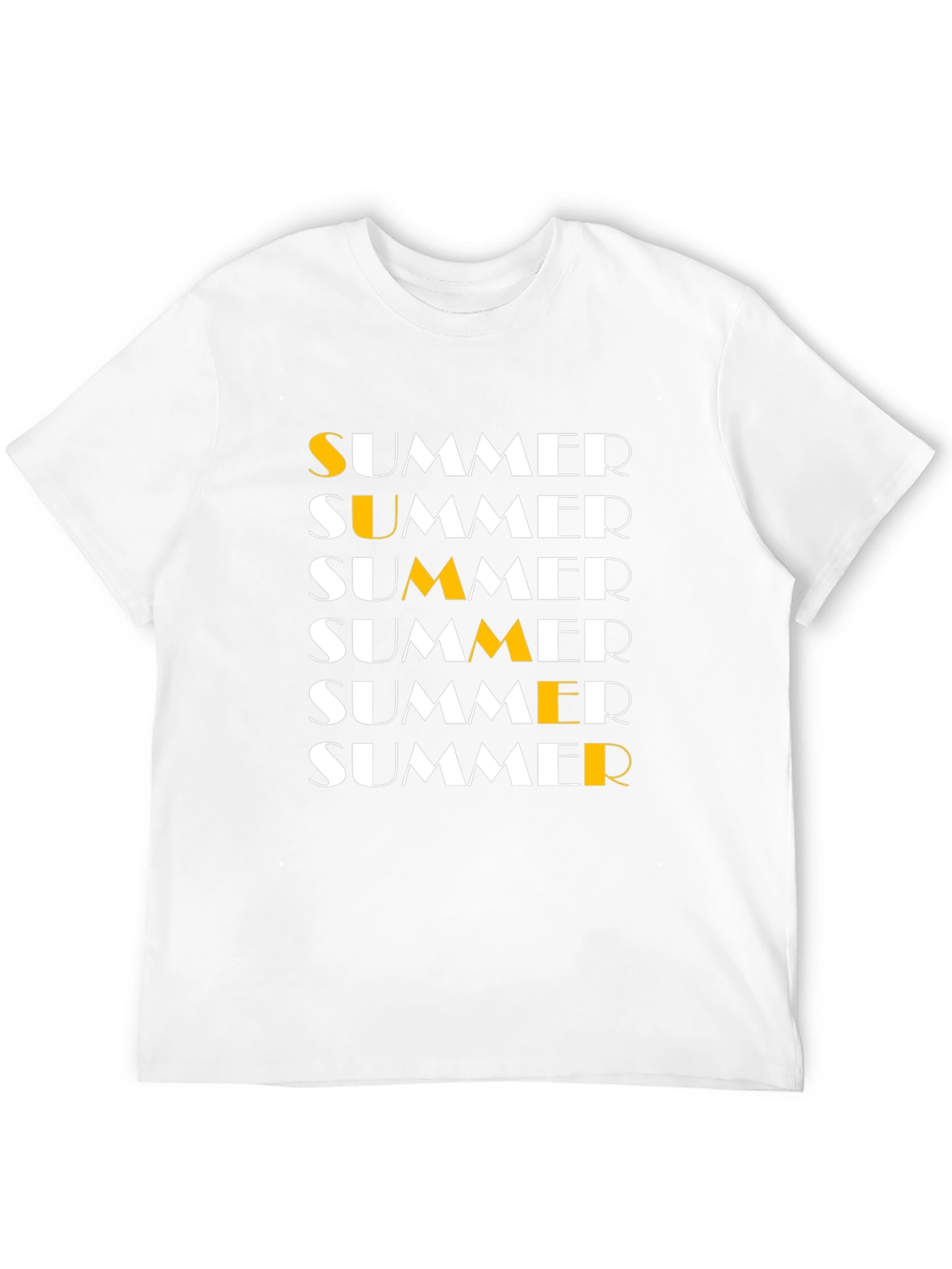Summer Text Graphic Black T-Shirt