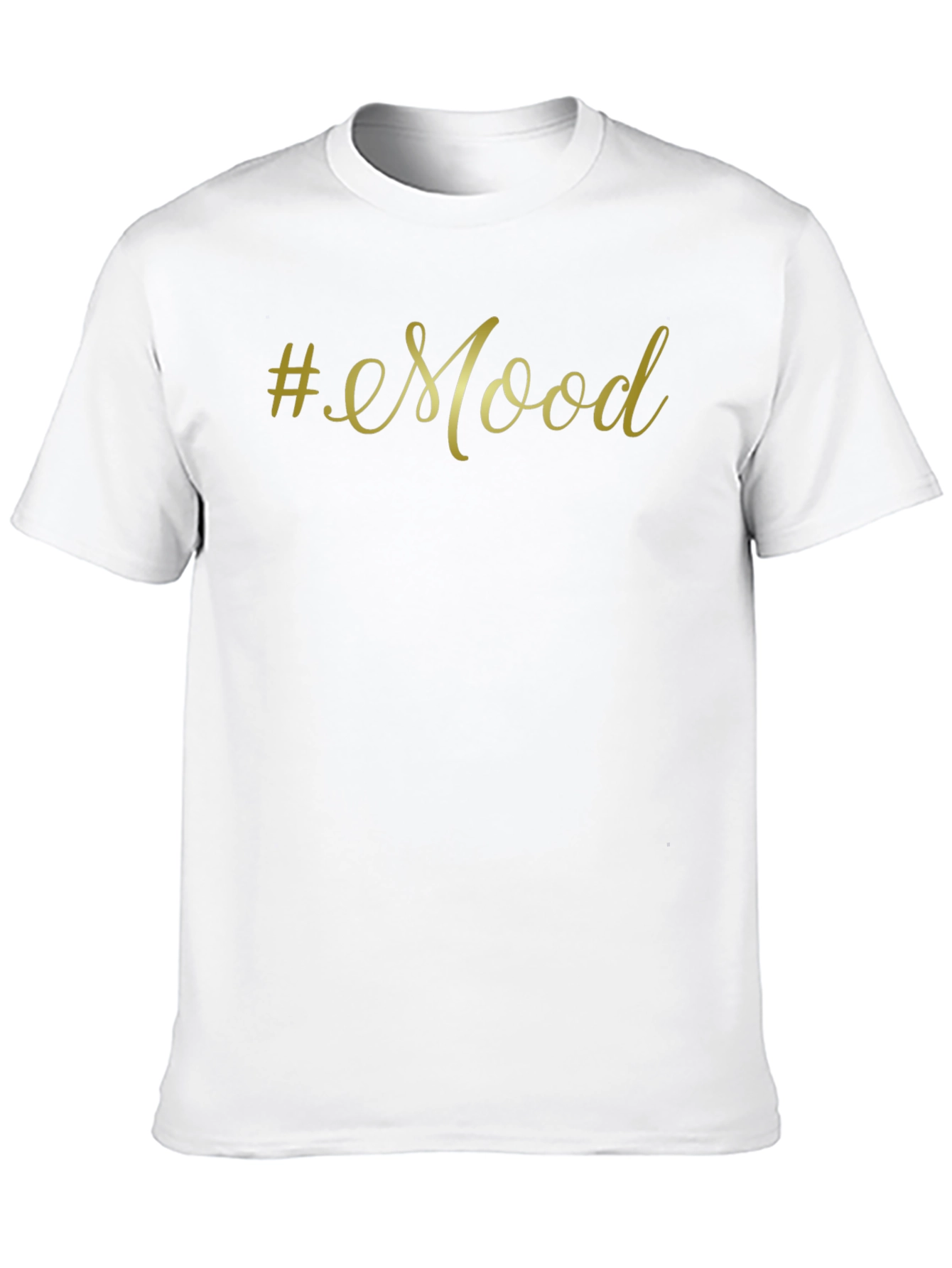 #Mood Black T-Shirt - Casual Style