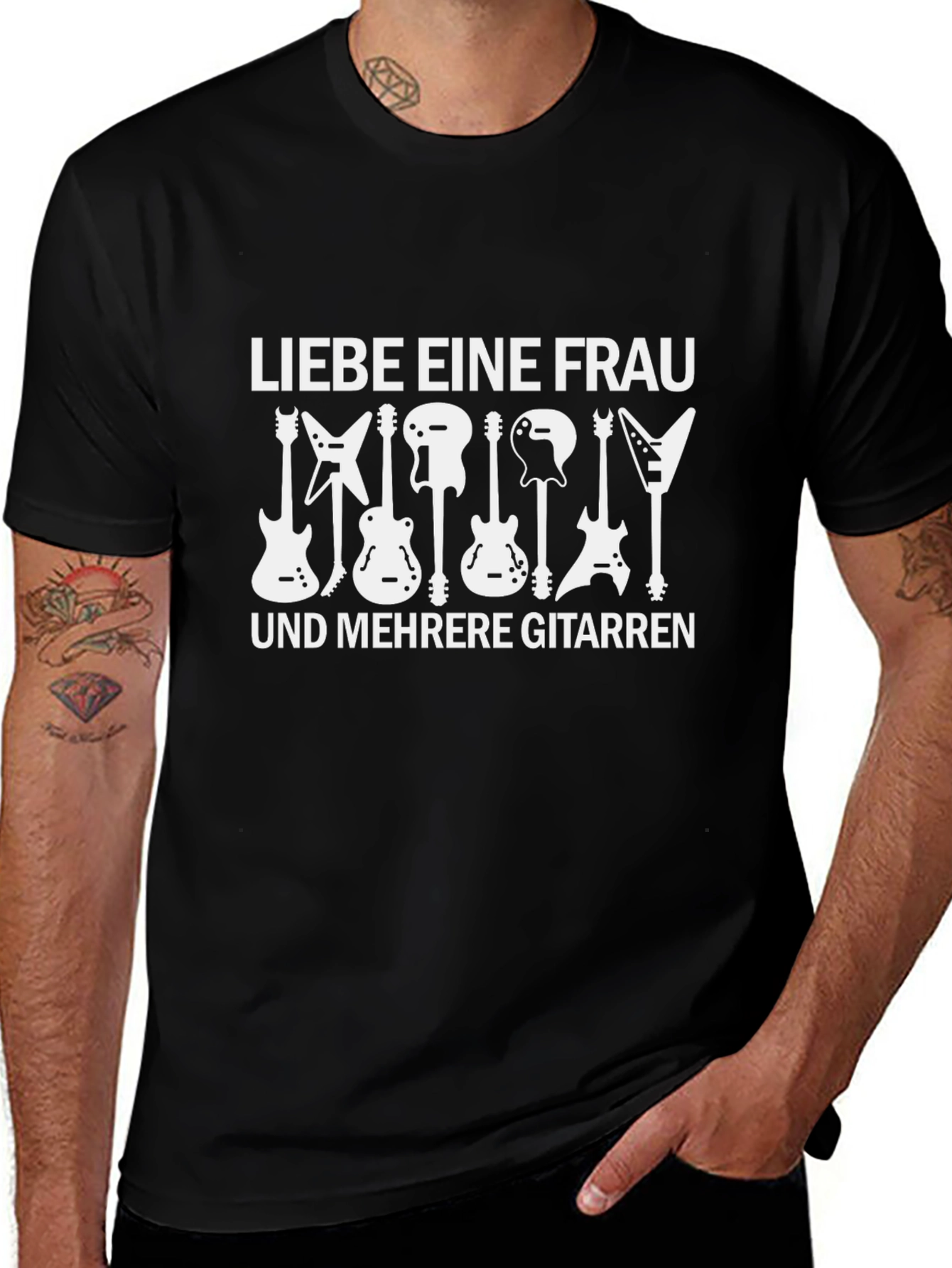 Guitar Lover T-Shirt - Liebe Eine Frau