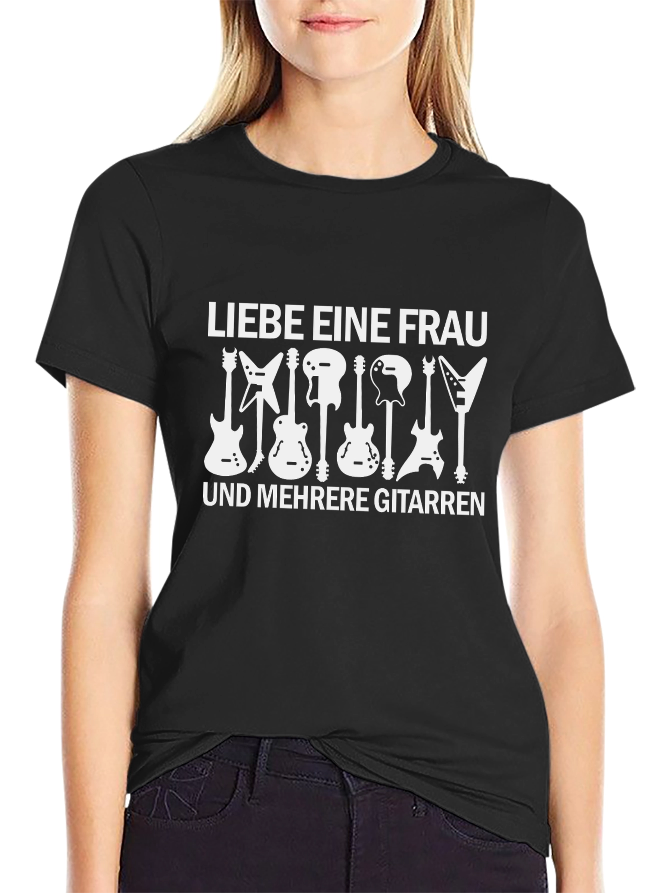 Guitar Lover T-Shirt - Liebe Eine Frau