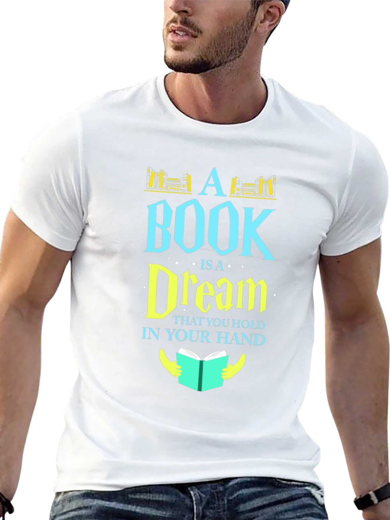 Bookworm Tee: A Book Is a Dream T-Shirt