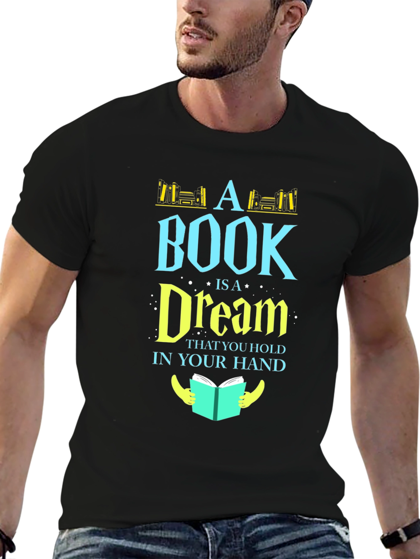 Bookworm Tee: A Book Is a Dream T-Shirt