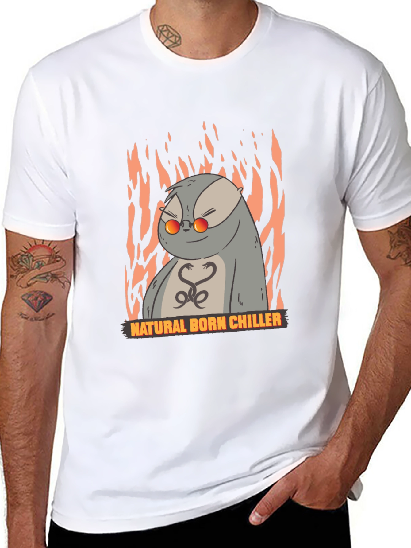 Natural Born Chiller Otter Graphic T-Shirt
