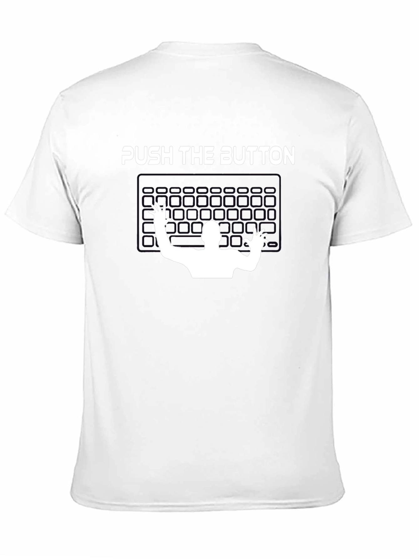 Push The Button Graphic Tee - Gamer T-Shirt