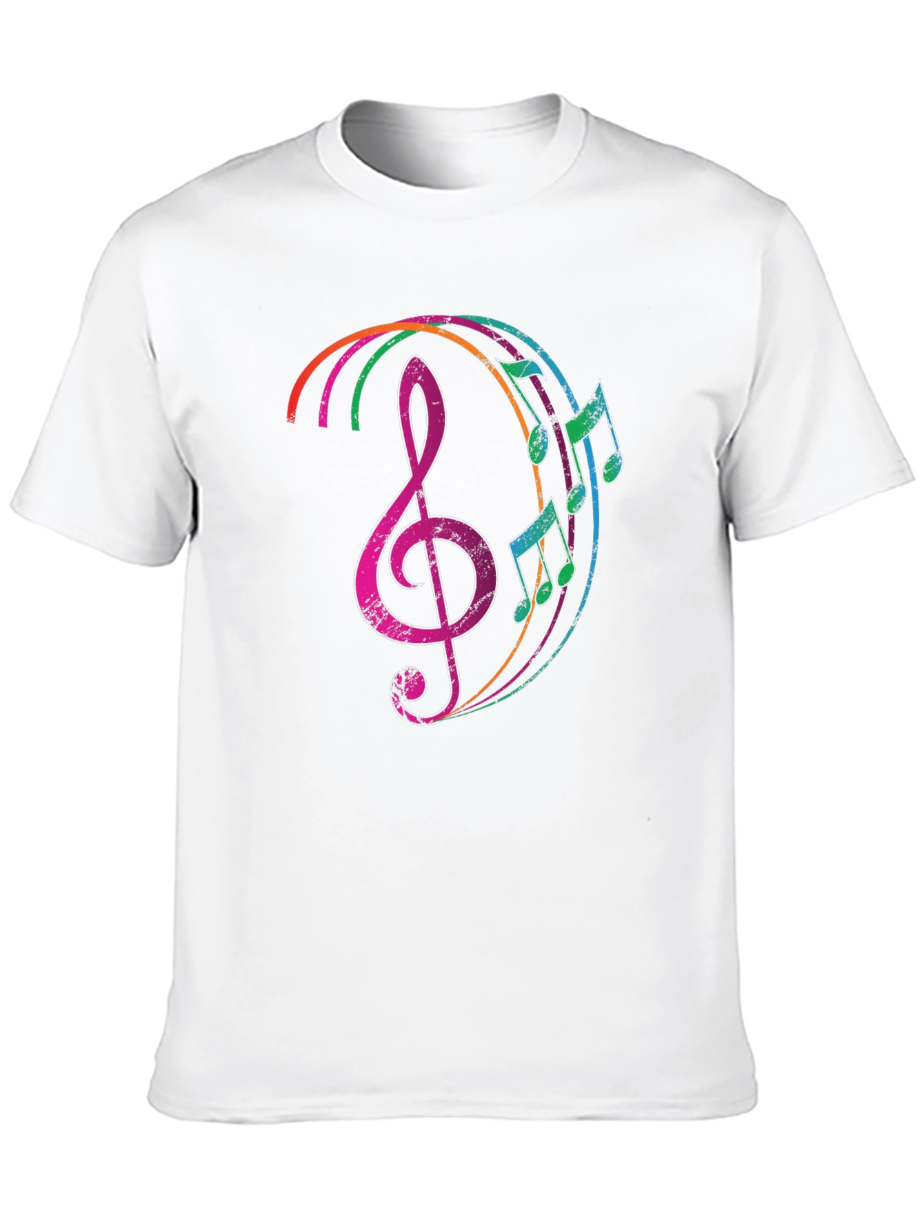 Musical Note Treble Clef Graphic Tee